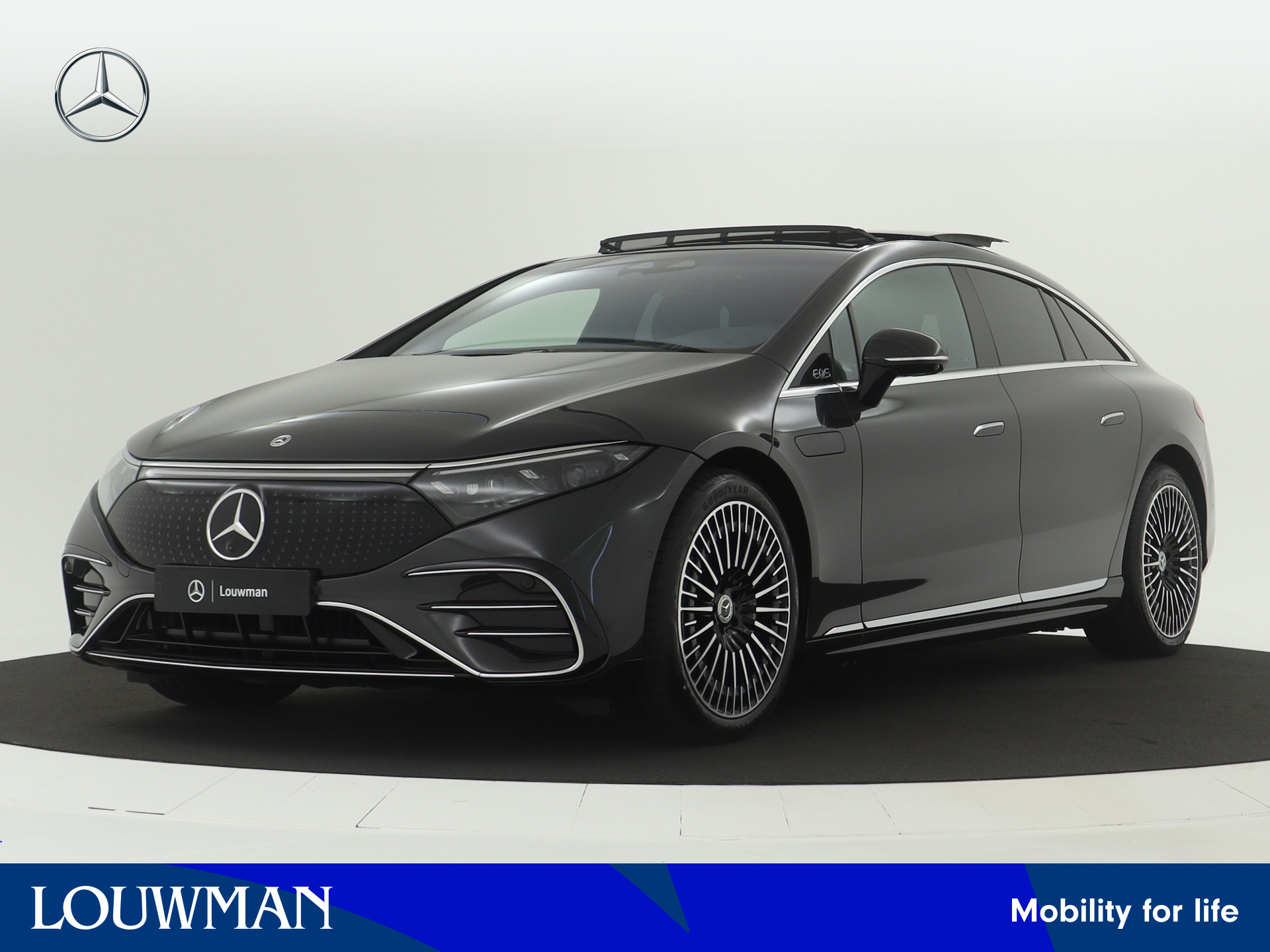 Mercedes-Benz EQS 450 4MATIC AMG Line 118 kWh | Achterasbesturing tot 10° | ENERGIZING-comfortpakket | Akoestiekcomfortpakket | Burmester Surround Sound systeem | Rijassistentiepakket Plus | Executive Rear Seat pakket |