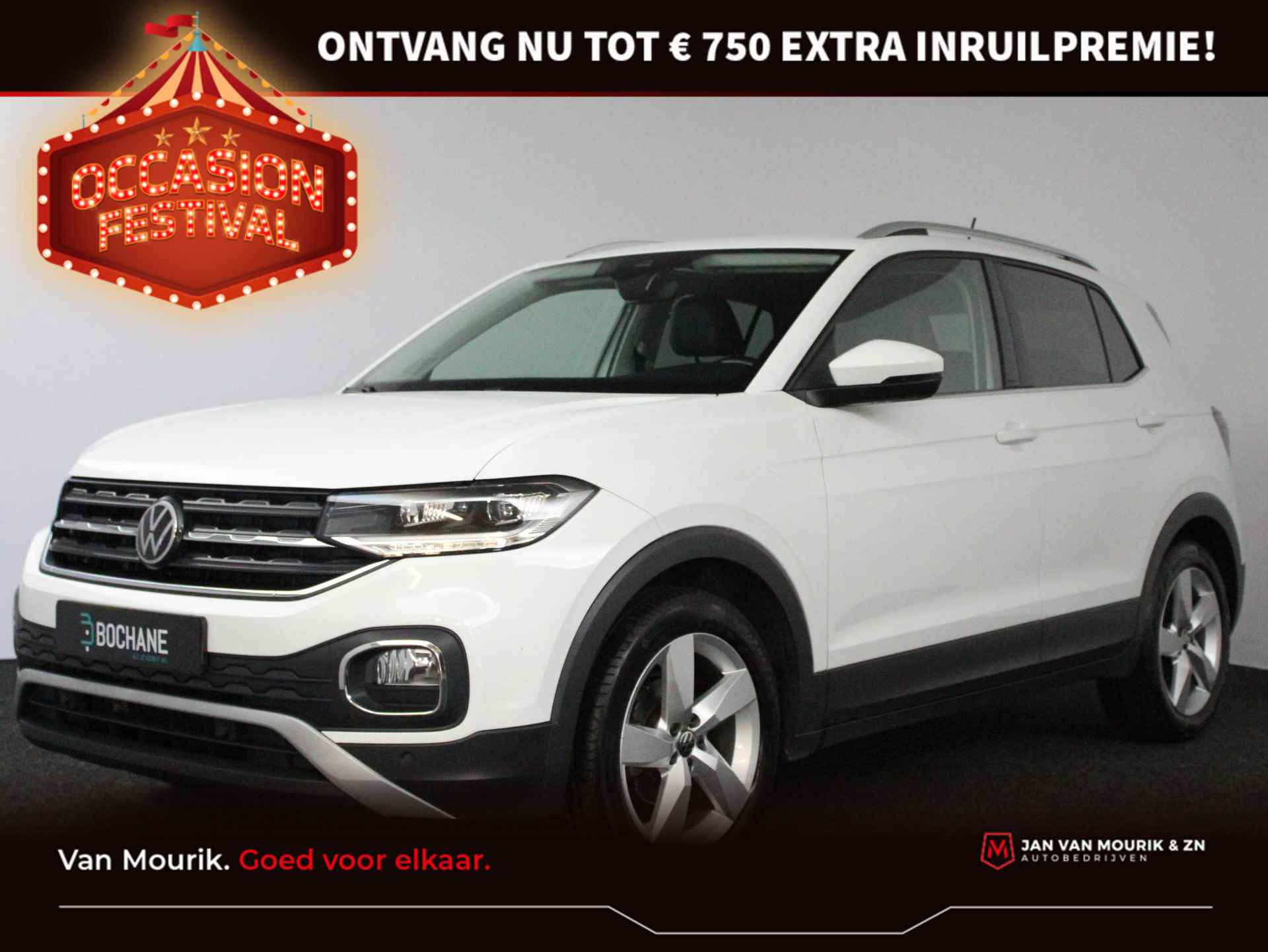 Volkswagen T-Cross 1.0 TSI DSG Style | LED | Navigatie | Camera | Stoelverwarming - 1/42