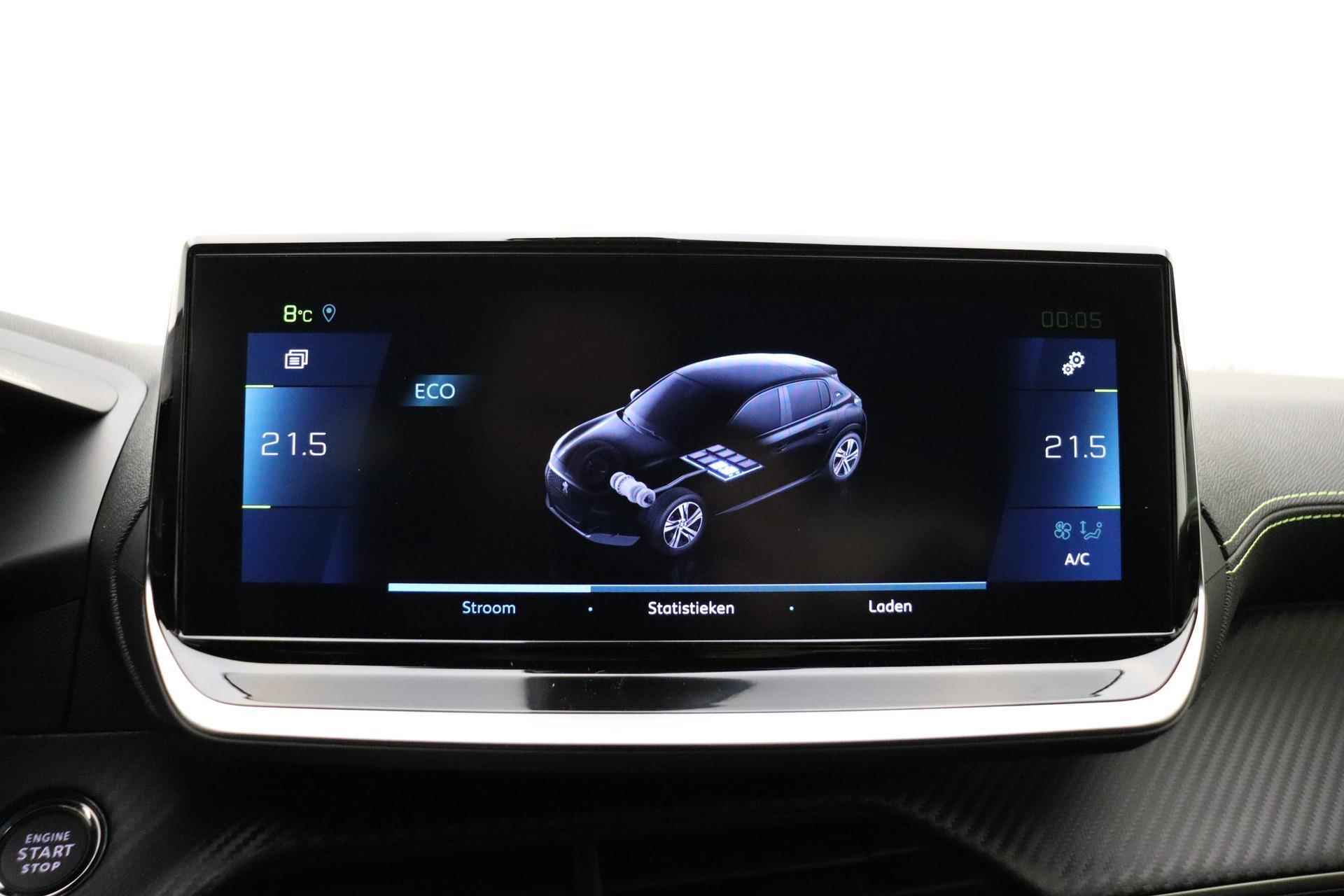 Peugeot e-208 EV GT 50 kWh 136 PK | Automaat | LMV | Camera | Stoelverwarming | Led | Cruise Control | Navigatie | Lane Assist | Dodehoek Detectie | 3D-Instrumentenpaneel | Voorraad Nieuw - 27/37
