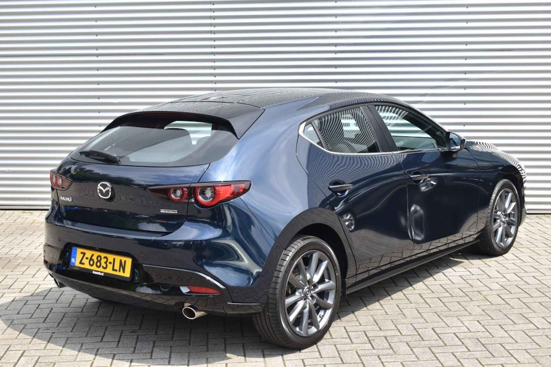 MAZDA 3 2.0 E-SKYACTIV GM HYBRID 150 / ADAP. CRUISE / LED PAKKET / STOEL - 3/38