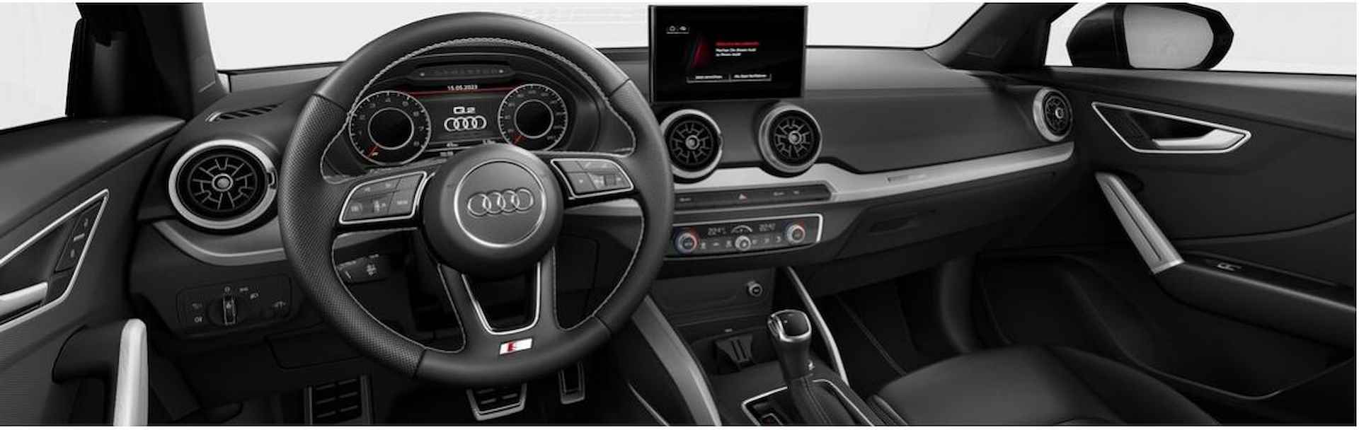 Audi Q2 35 TFSI S Edition | Zwart optiek | Privacy glass - 7/8