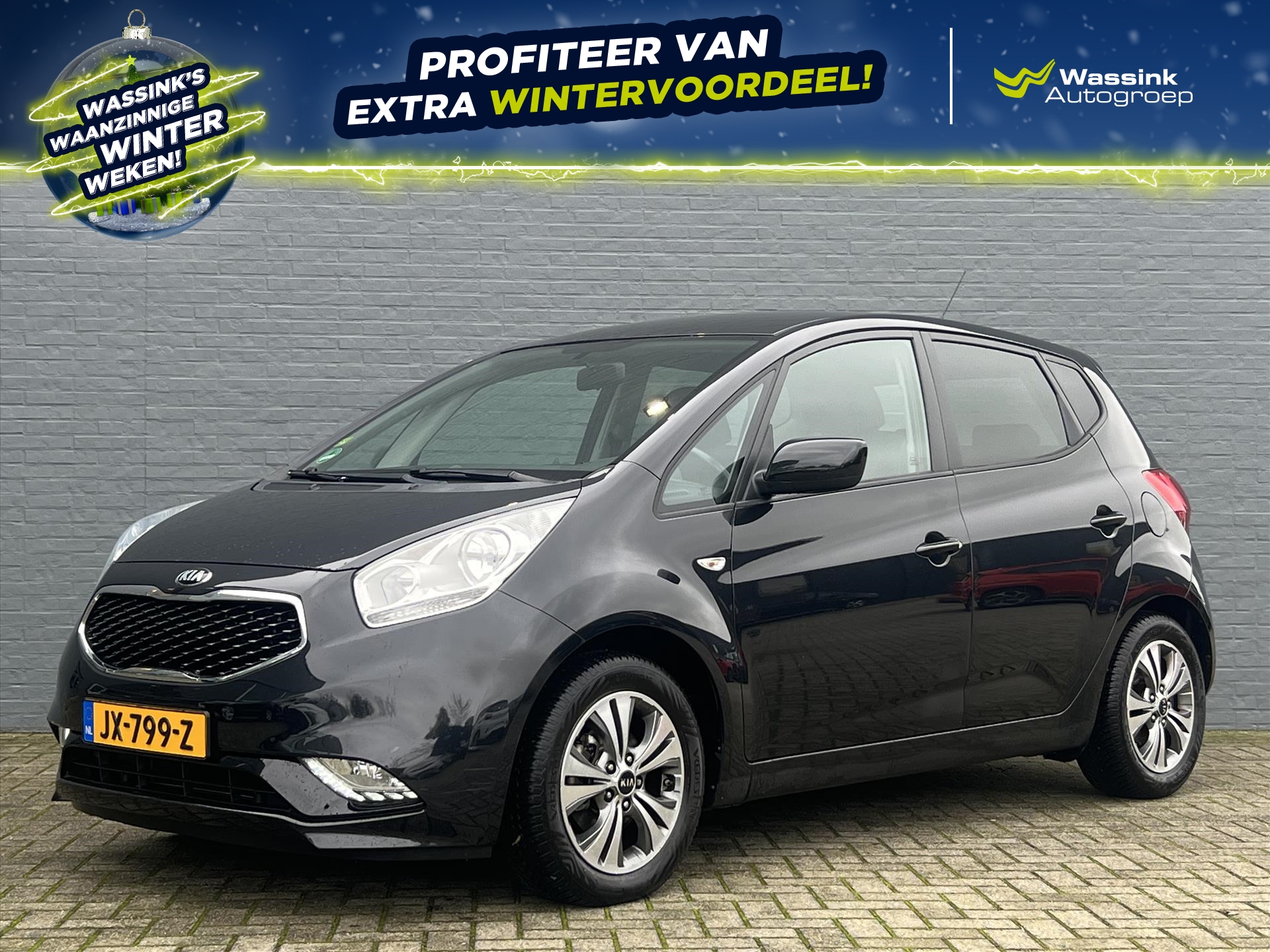 KIA Venga 1.6 125pk AUTOMAAT Dynamic Plus Line | 16 inch LMV | Half leder | All seasonbanden