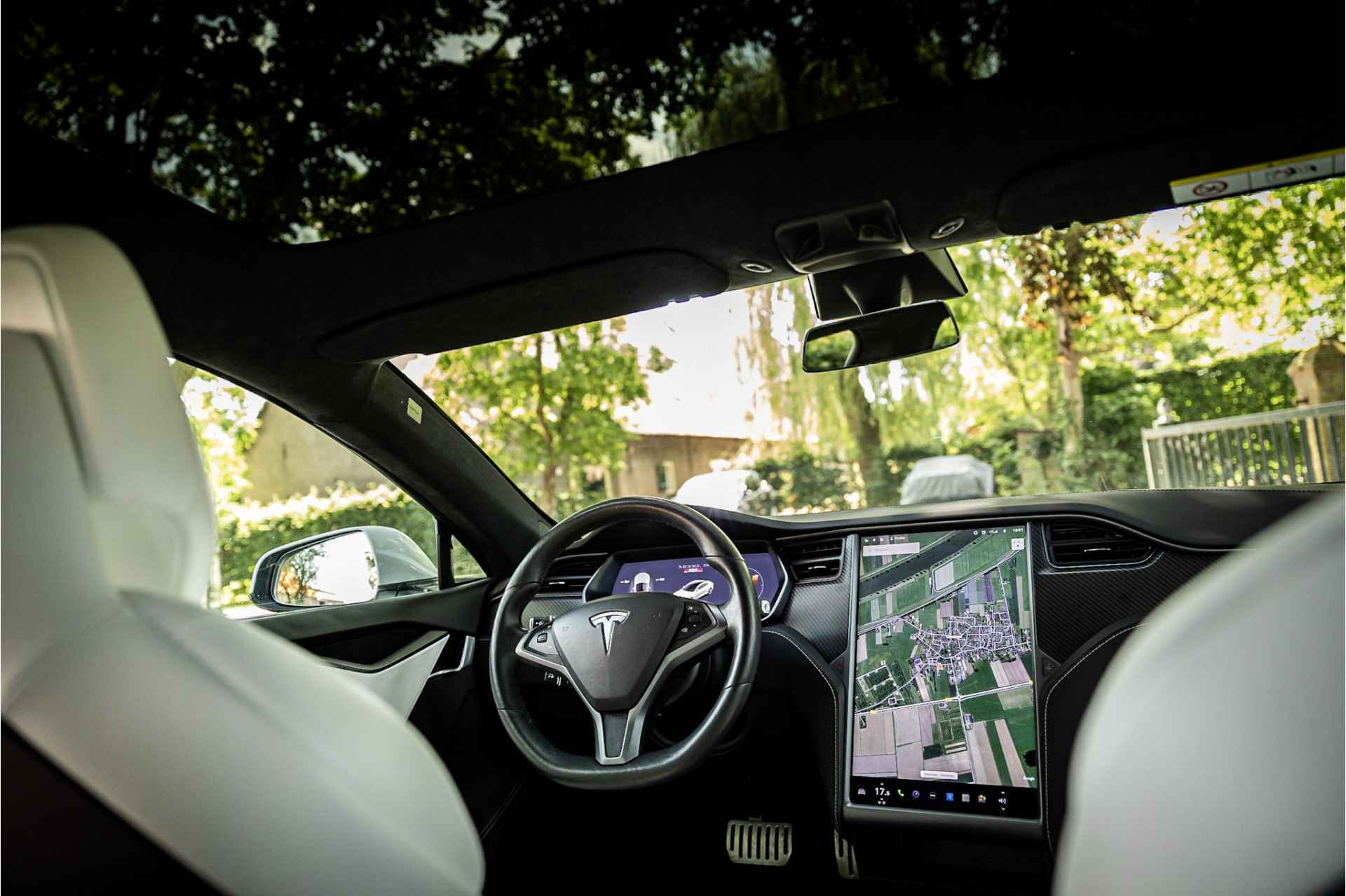 Tesla Model S P100D Performance Ludicrous Stoelventilatie Carbon 21" - 18/26