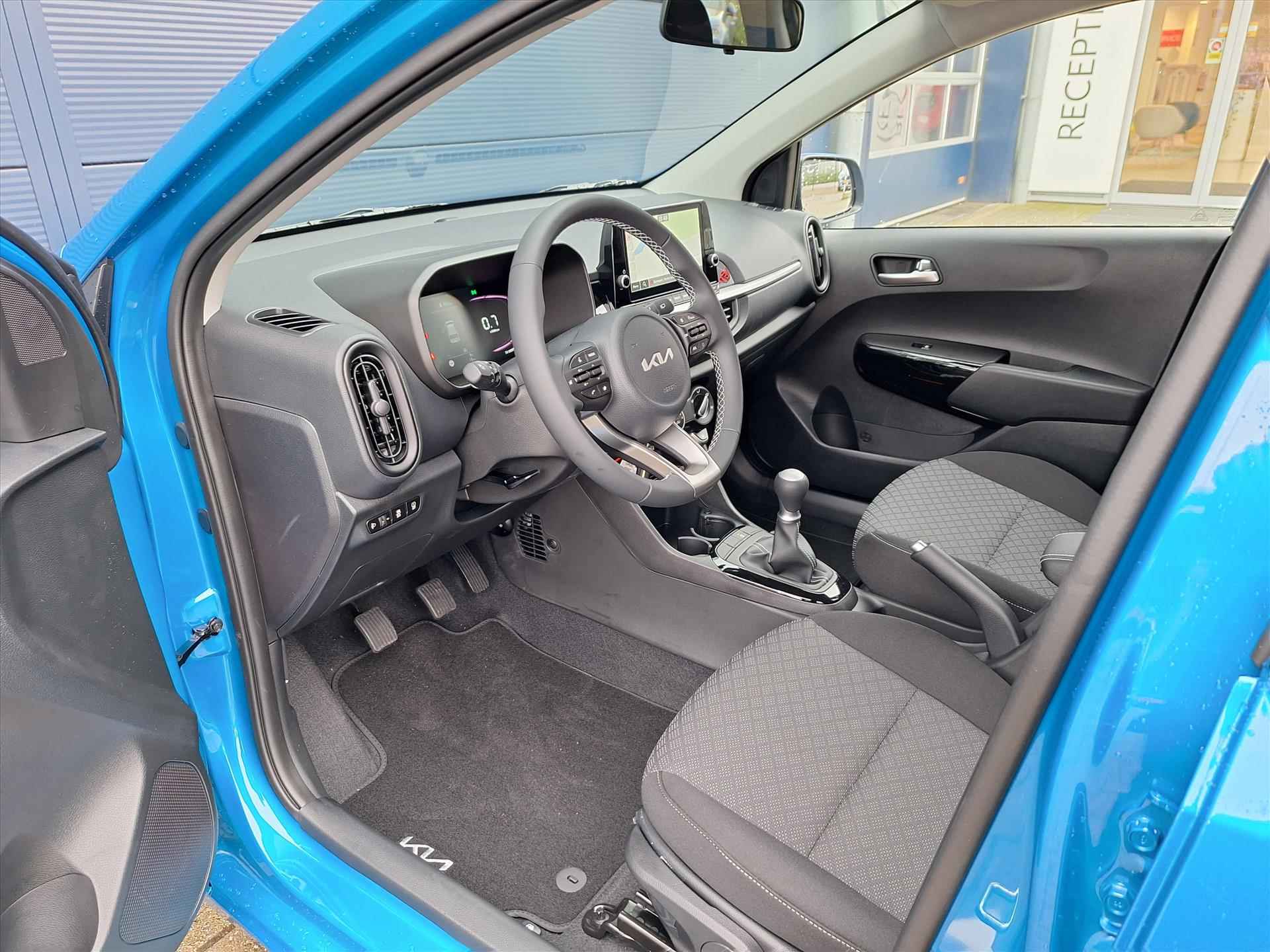 KIA Picanto 1.0 DPi 63pk 4-zits DynamicPlusLine | Navigatie | Apple Carplay / Android Auto | Full LED | 14 inch Lichtmetalen velgen | - 8/27