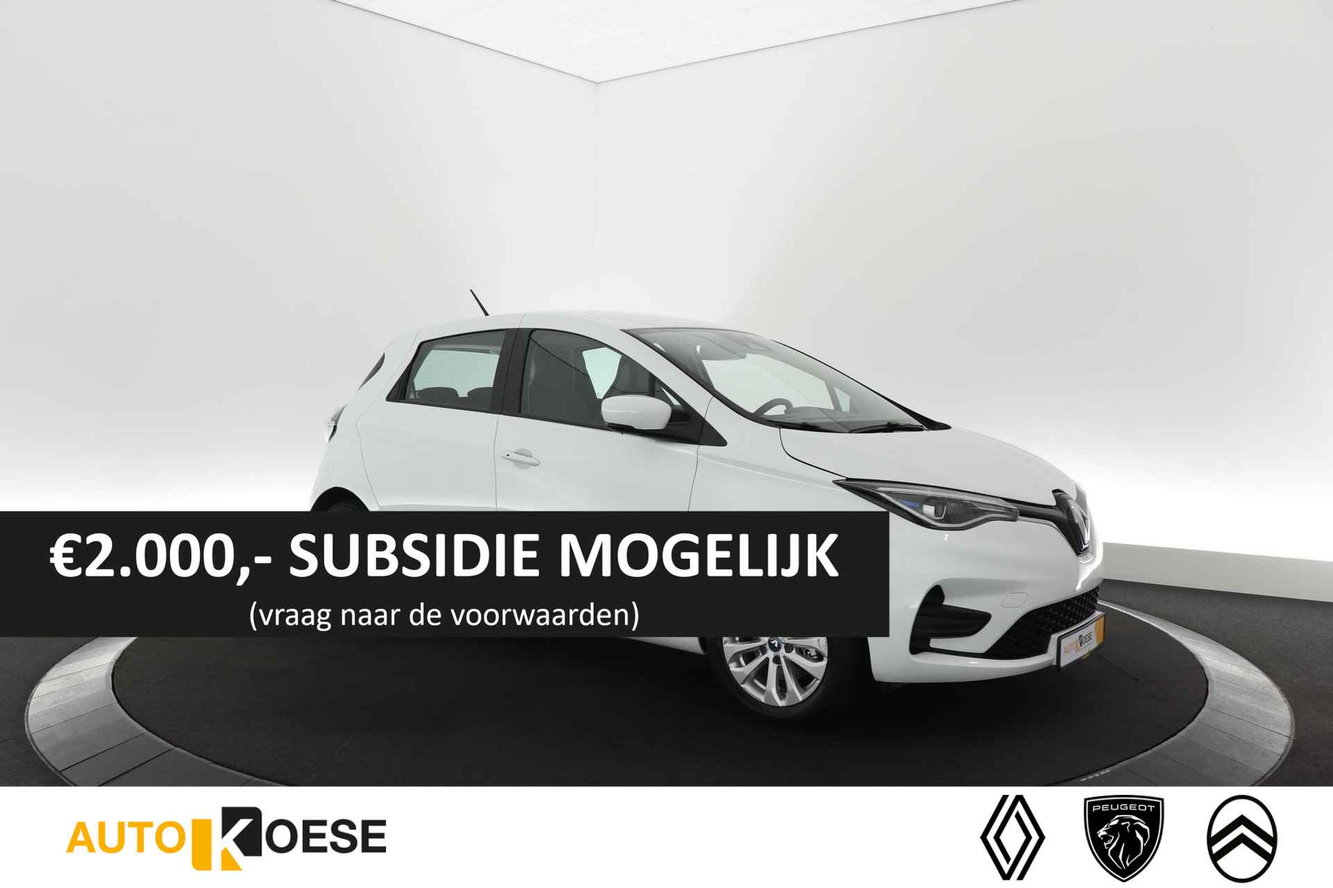 Renault ZOE R110 Limited 50 | €2.000 Subsidie | Koopaccu | Camera | Navigatie | Parkeersensoren | Winterpakket | Allseason Banden - 1/65