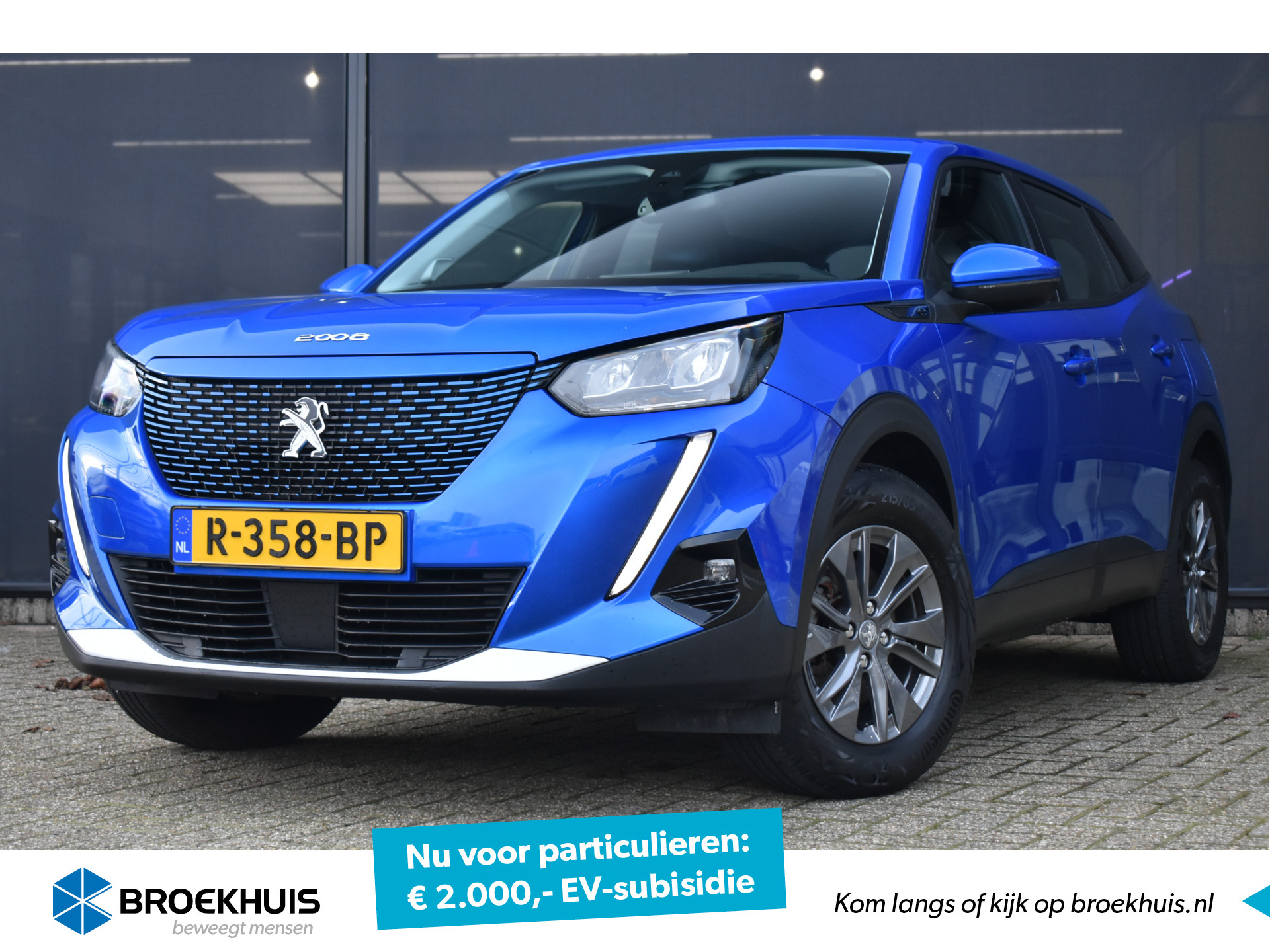 Peugeot 2008 EV Active Pack | Stoelverwarming | Navigatie | Climate Control | Achteruitrijcamera | 16"LMV | Full-LED | Cruise Control | !!