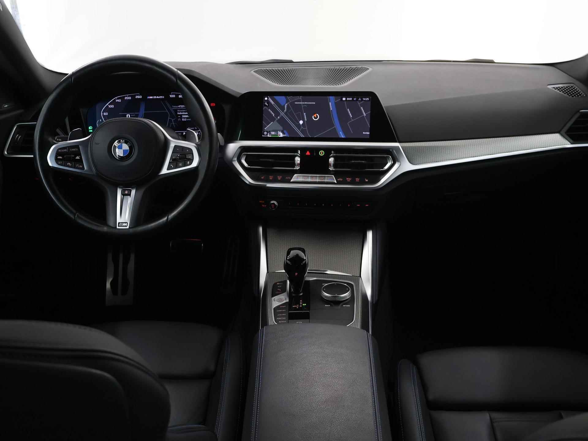 BMW 2-serie Coupé M240i xDrive | Harman/Kardon | Schuif/Kanteldak | Stuur/Stoelverwarming | Adaptief Onderstel | Ele.verstelbare stoelen + Geheugen | Adaptieve LED Verlichting | HUD | Sportstoelen | Rijassistent-Systeem | Afneembare Trekhaak | - 9/39