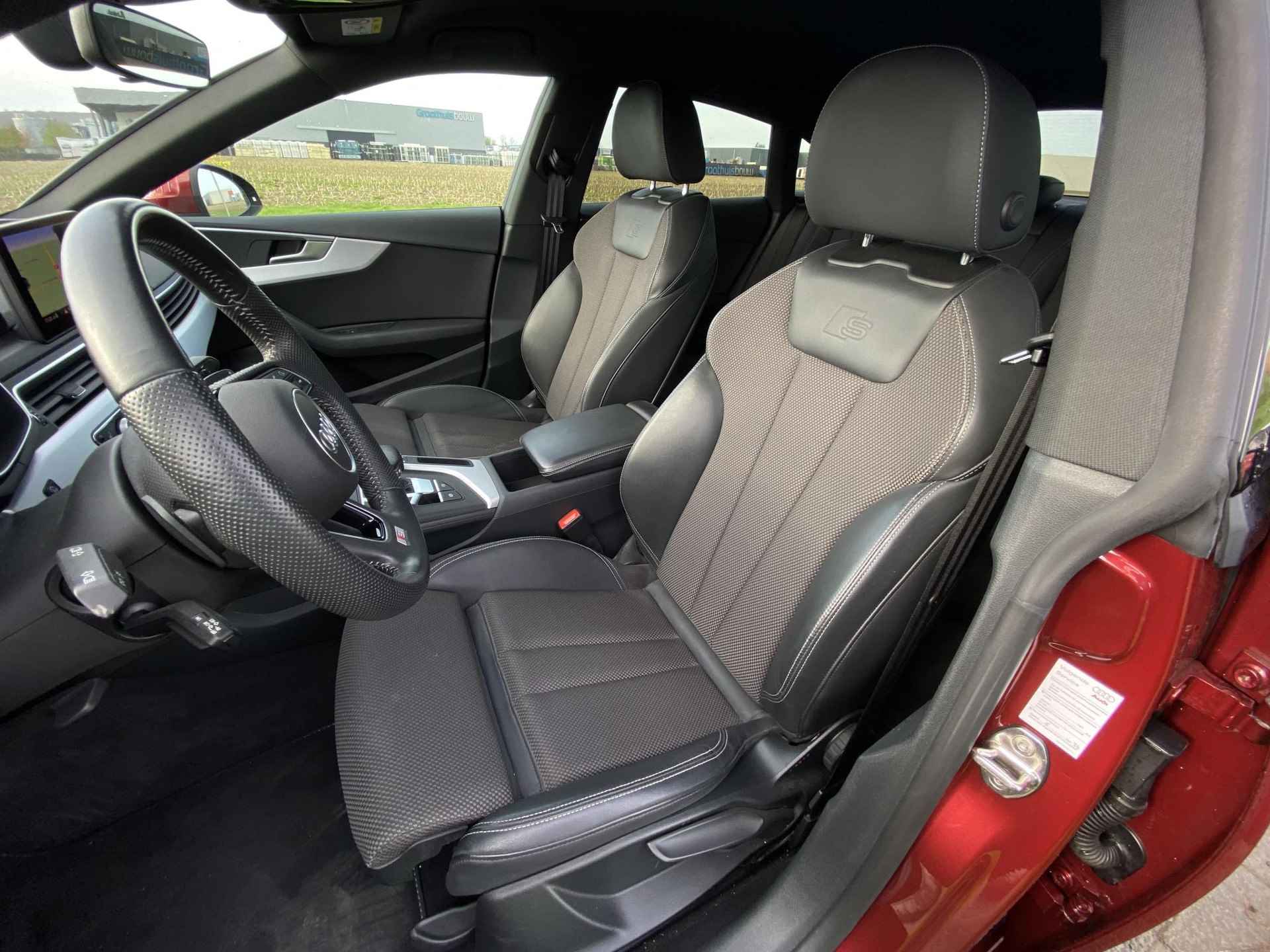 Audi A5 Sportback 40 TFSI Sport S-line Edition | Sportonderstel | Keyless go | Stoelverwarming | Navigatie |  Elektrische achterklep - 18/57