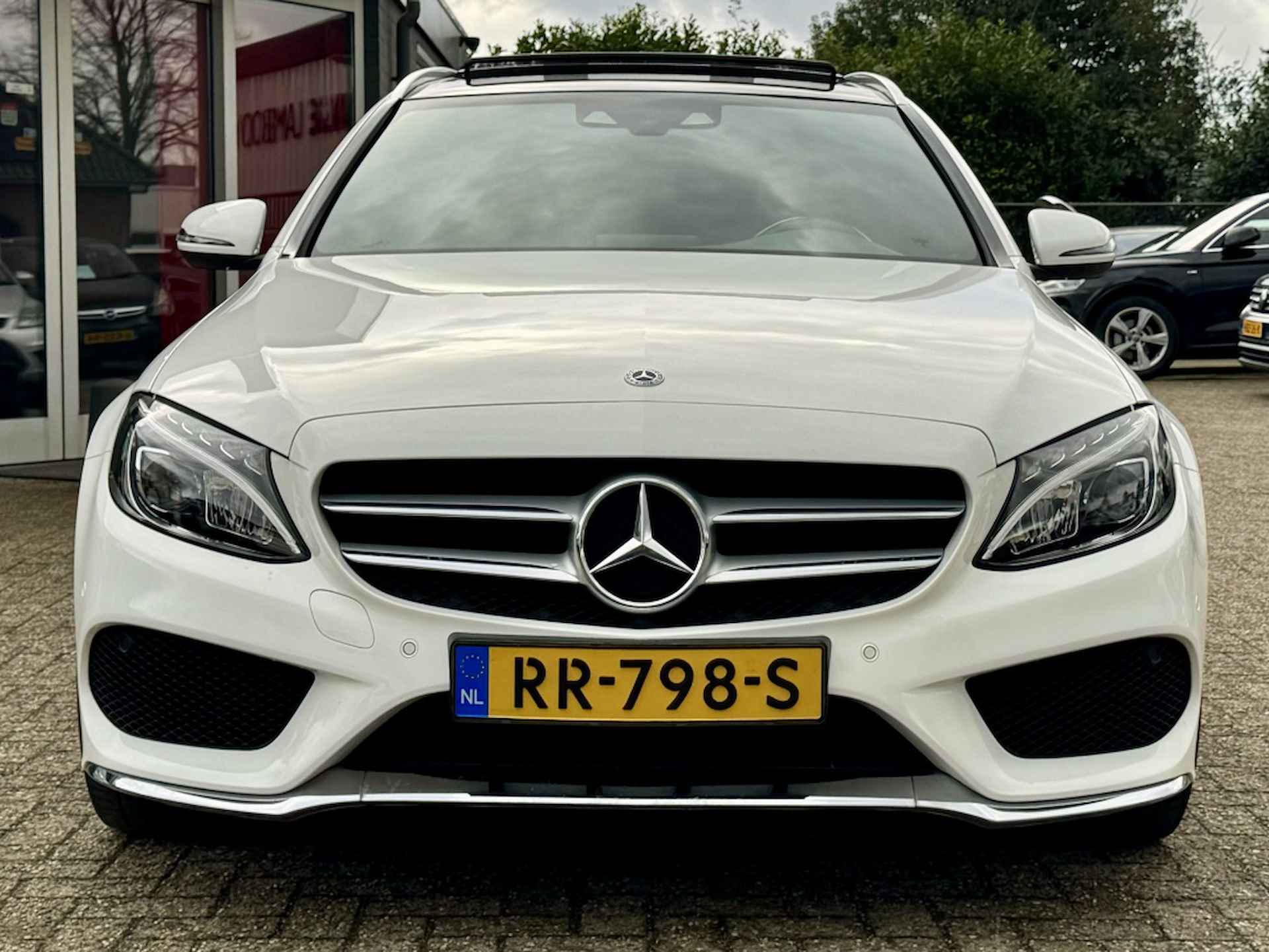 Mercedes-benz C-klasse Estate 180 AMG Leder Pano Burmester 2e eigenaar - 17/35