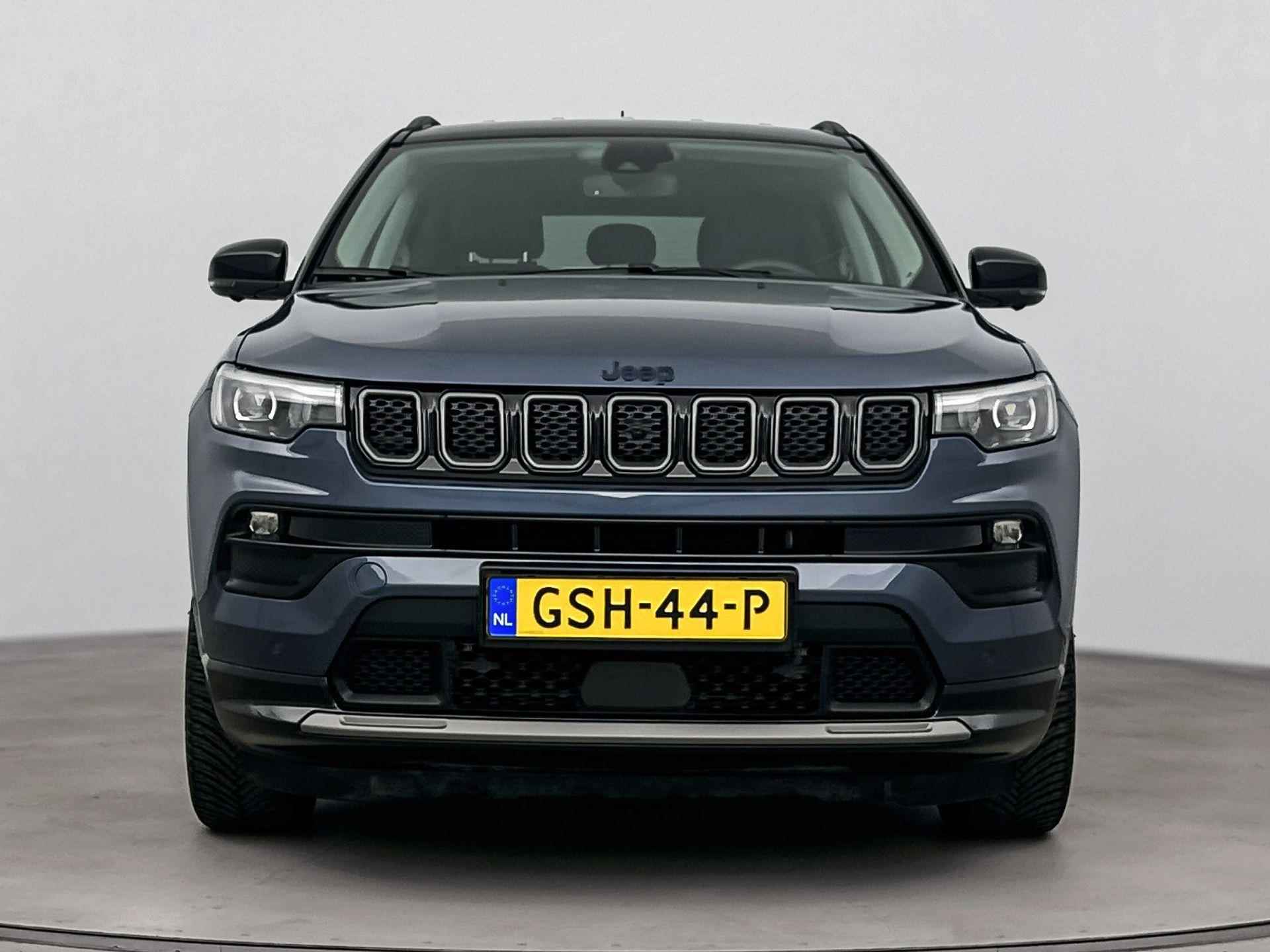 Jeep Compass 4xe 240 Plug-in Hybrid Electric S | PHEV | Leer | Navigatie | 360 Camera | All Season banden | - 6/31