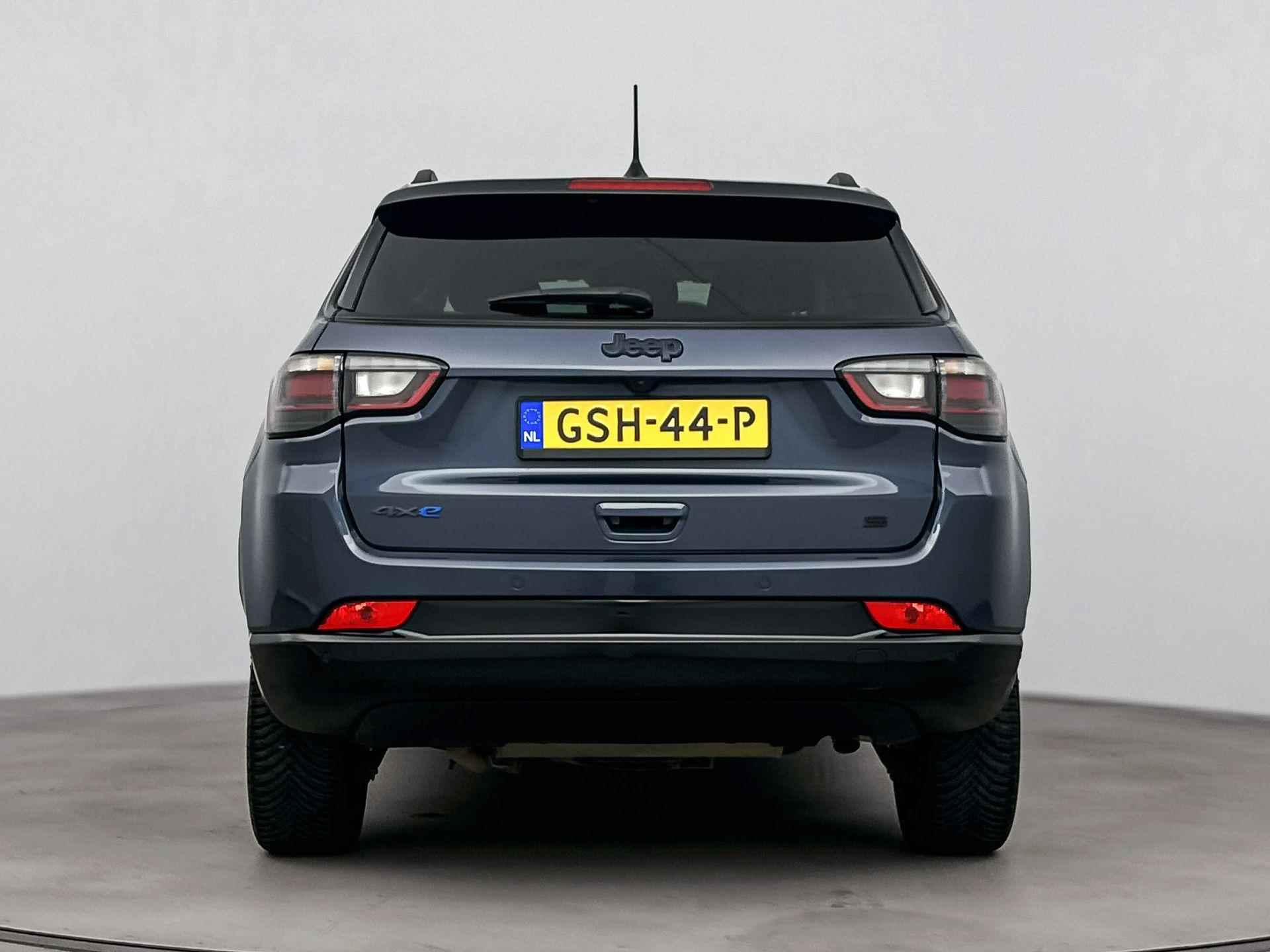 Jeep Compass 4xe 240 Plug-in Hybrid Electric S | PHEV | Leer | Navigatie | 360 Camera | All Season banden | - 7/31