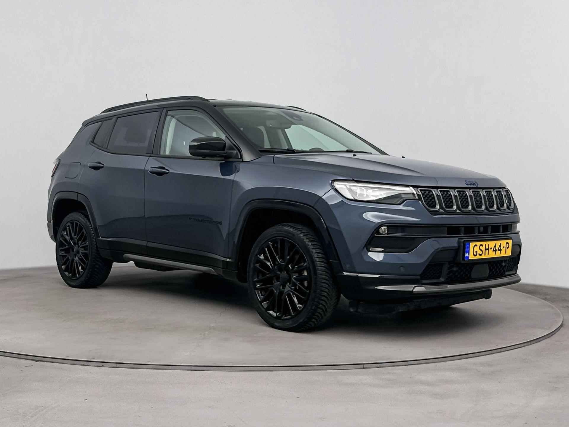 Jeep Compass 4xe 240 Plug-in Hybrid Electric S | PHEV | Leer | Navigatie | 360 Camera | All Season banden | - 8/31