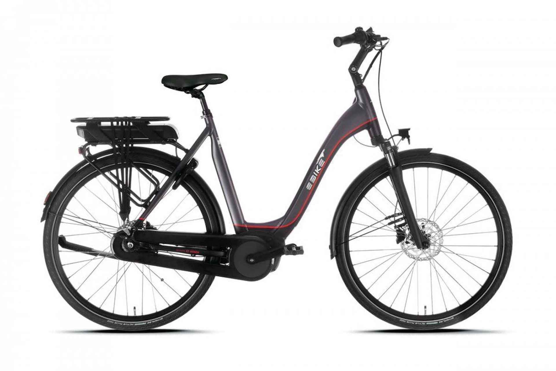 Ebike Das Original COMFORT Pro Wave Active Plus / 500 Wh / Intuvia / Dames Dark Graphit - Black Matt 55cm 2023 - 1/1