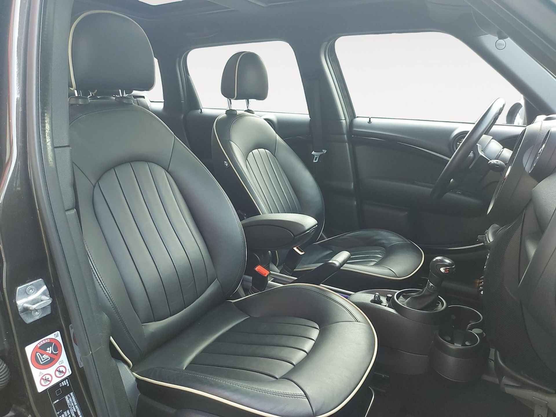 Mini Mini Countryman 1.6 Cooper S |Schuif-kanteldak|Lederen Bekleding|Stoelverwarming|Navigatie|190PK - 17/42