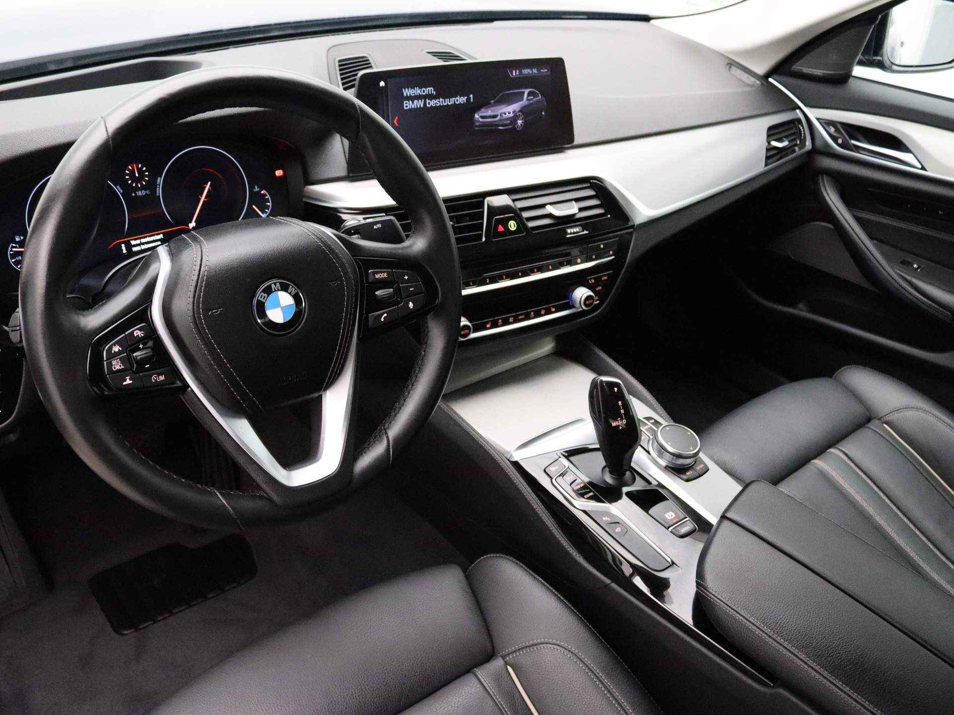 BMW 5 Serie 252pk 530i High Executive AUTOMAAT 360° Camera | Adapt. Cruise | Harman Kardon | Head-Up | Leder - 3/46