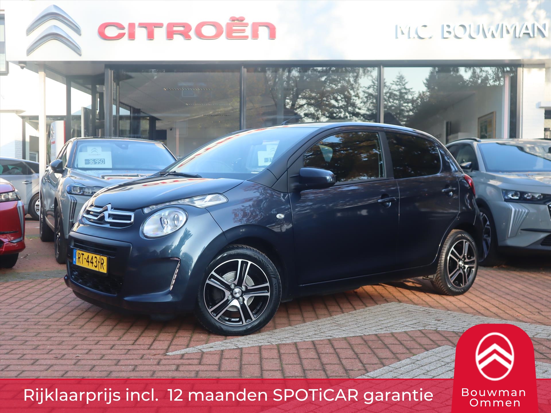 CITROEN C1 VTi 69PK S&S 5drs. Feel, Rijklaarprijs | Leder | Lichtmetalen wielen | All season banden | Airco | Bluetooth