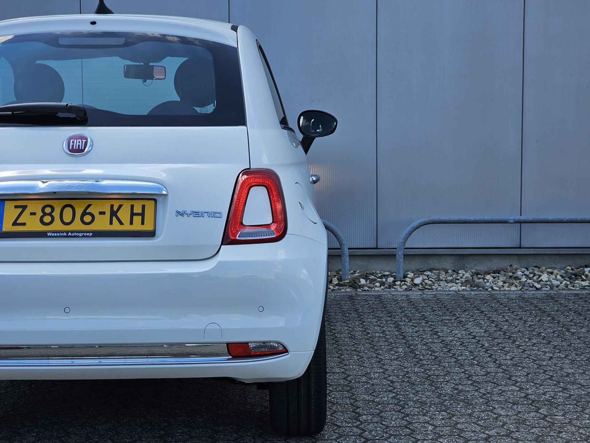 Fiat 500 1.0 Hybrid 70pk Dolcevita Finale | Apple CarPlay / Android Auto | Cruise Control | Parkeersensoren | Uit voorraad leverbaar! - 29/38