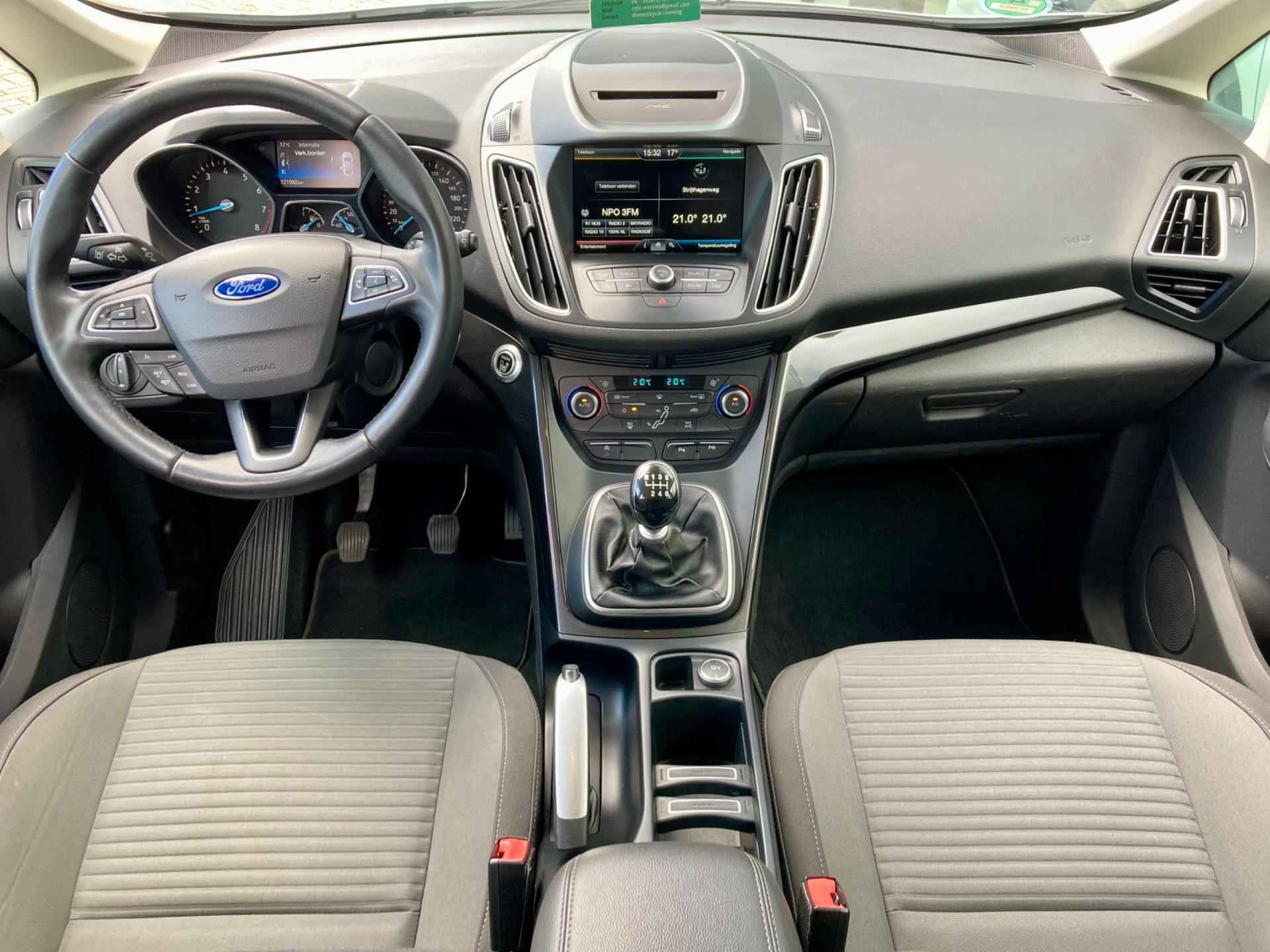 Ford C-Max 1.5 Titanium 150pk Navi, Cruise Control, Trekhaak-1500kg - 12/62