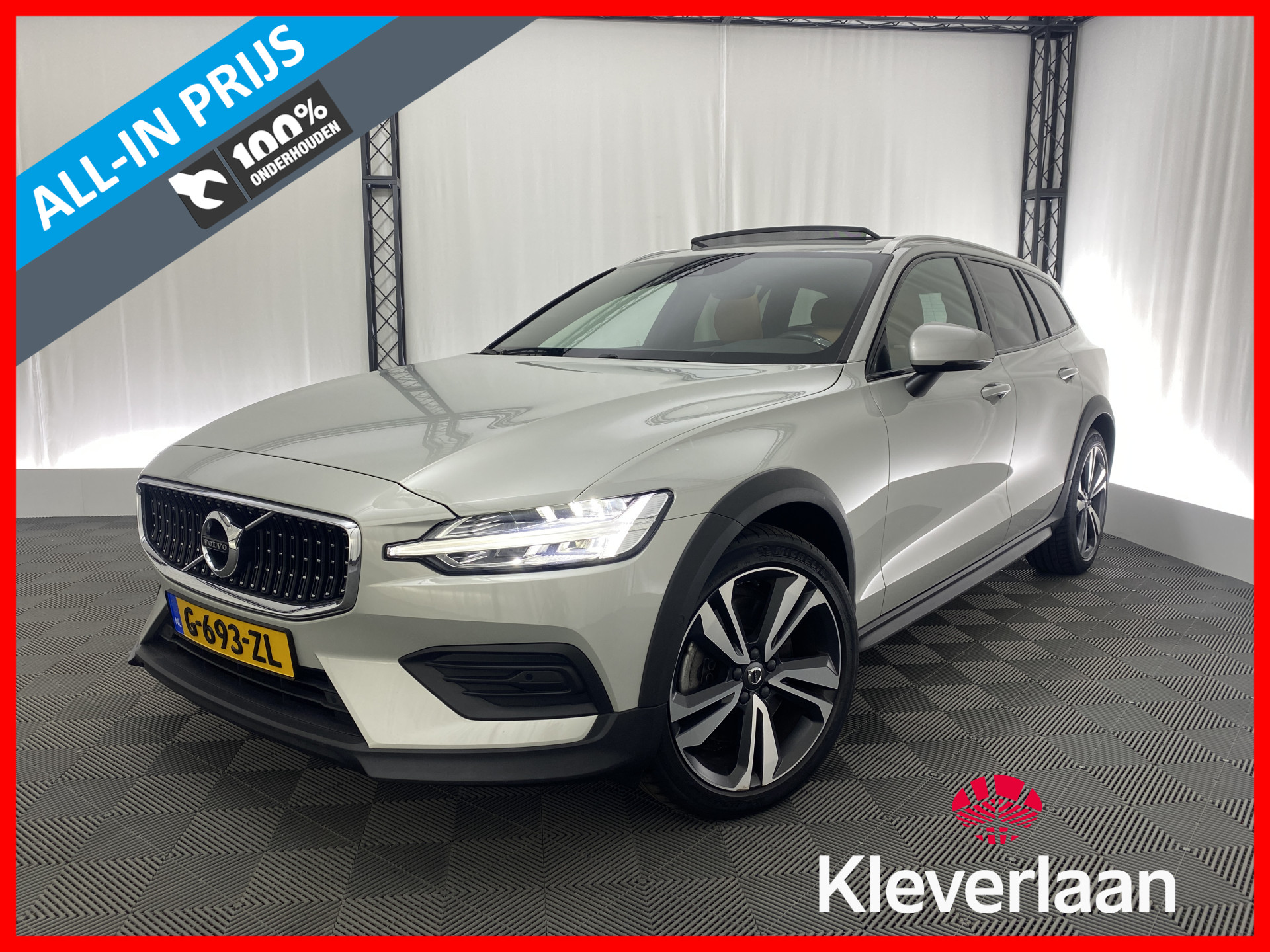 Volvo V60 Cross Country 2.0 T5 AWD Pro Automaat | Pano-dak | Luxe leder | Stoelmassage | Apple-carplay |