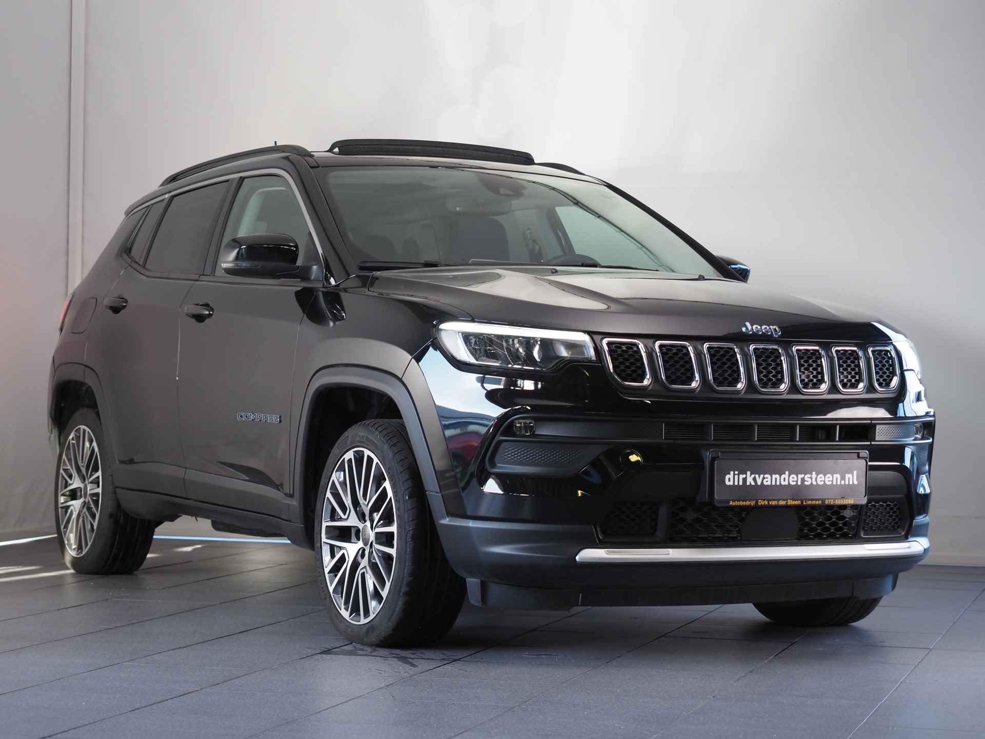 Jeep Compass 4xe 190 Plug-in Hybrid Electric Limited Business | Elektrisch Glazen Panorama-Dak | LED | DAB | Adaptive Cruise Control | Achteruitrijcamera | Apple CarPlay/Android Auto | Carkit | - 16/39