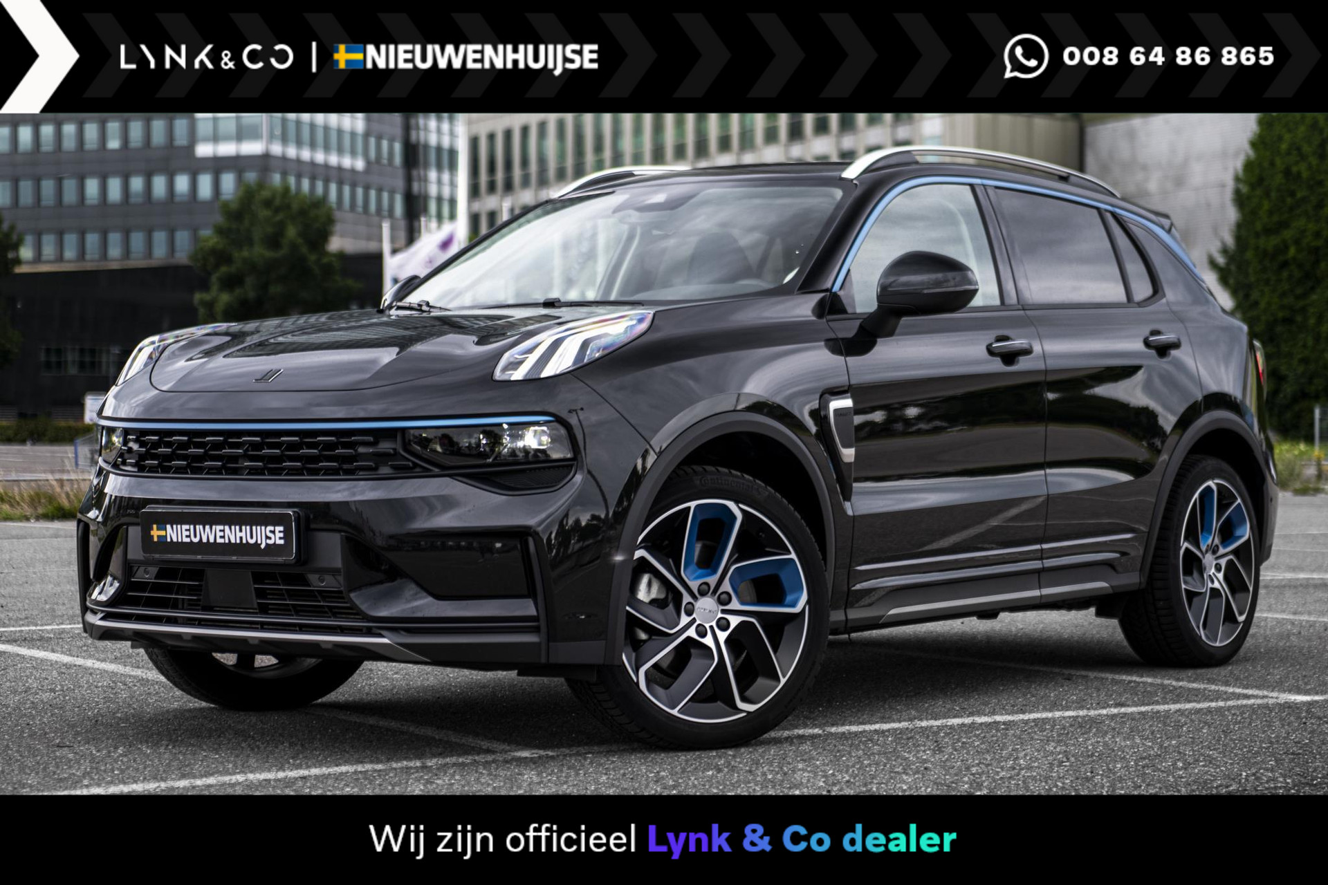 Lynk & Co 01 1.5 | 69 KM Elektrisch Rijden | Panoramadak | Adaptieve Cruise Control | Achteruitrijcamera | Elek. Achterklep | Stoelverwarming | Apple Car Play | Parkeersensoren voor + achter