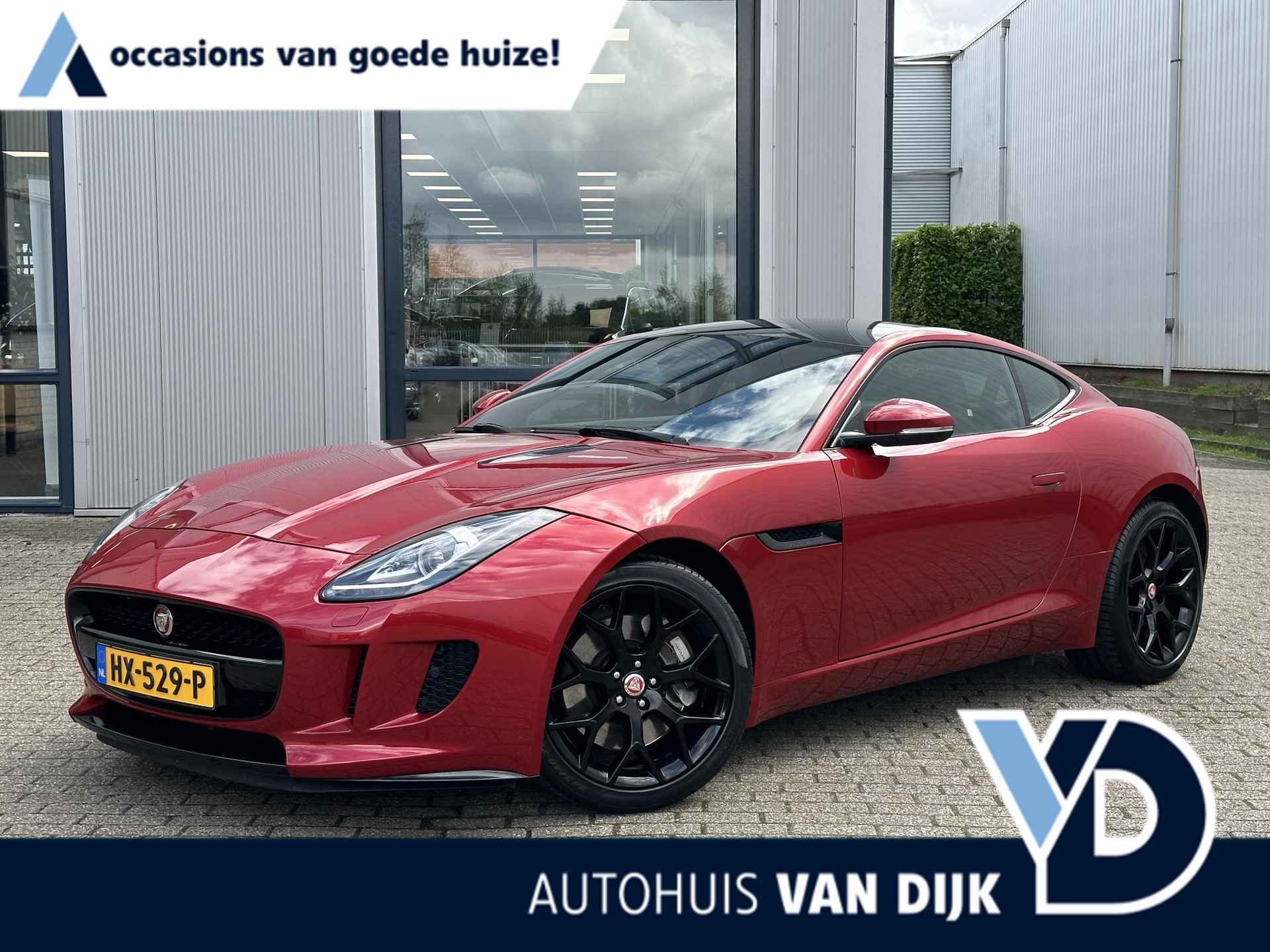 Jaguar F-TYPE 3.0 V6 340pk Coupé | NL-Auto/Pano-Dak/Sportstoel/Leder/Memory - 1/71