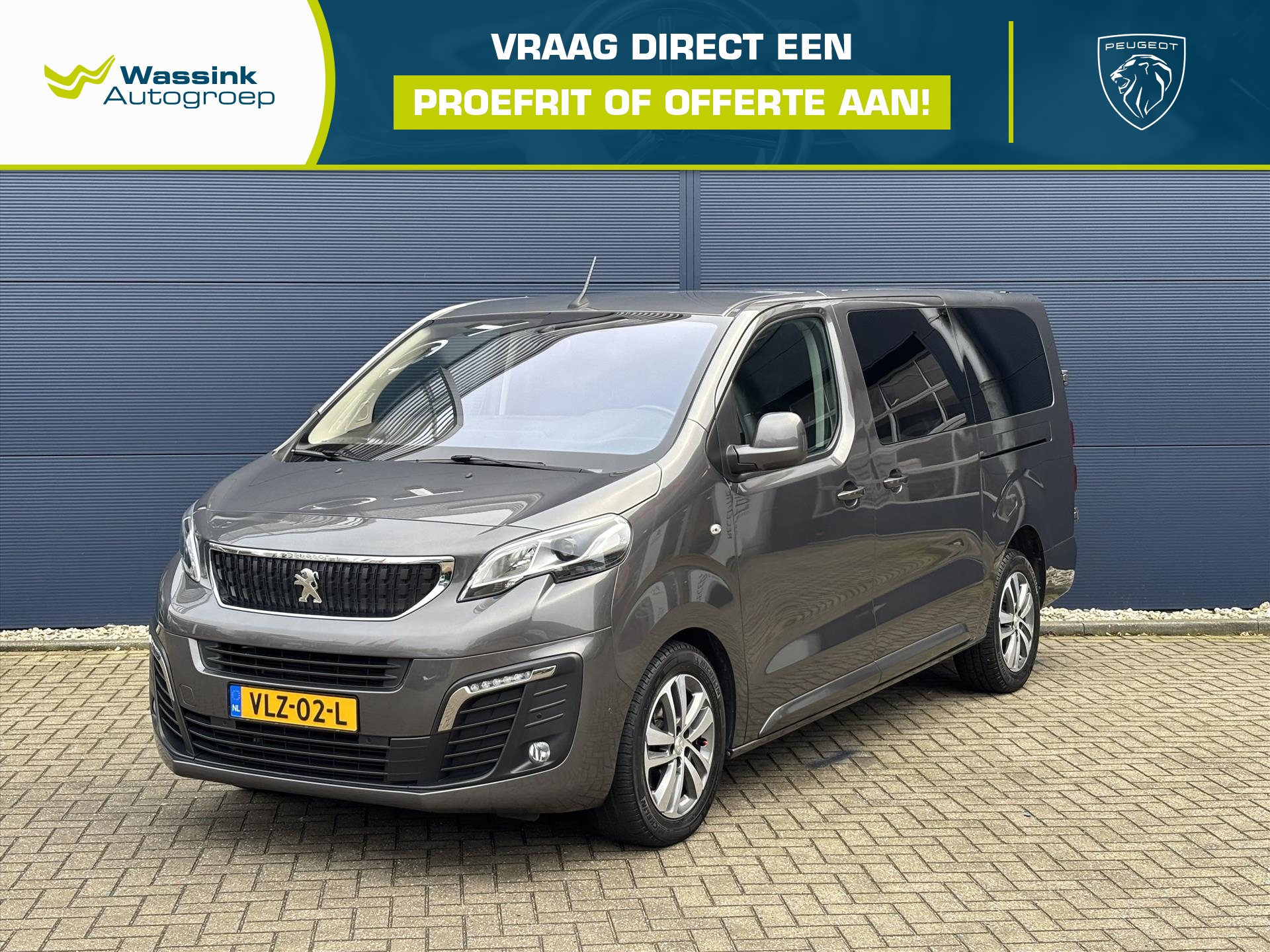 PEUGEOT Expert 231L DC 2.0 BlueHDi 180pk EAT6 | Dubbel cabine | 5-Zits | Navigatie | Xenon | Standkachel | Trekhaak | Climate control | Stoelverwarming