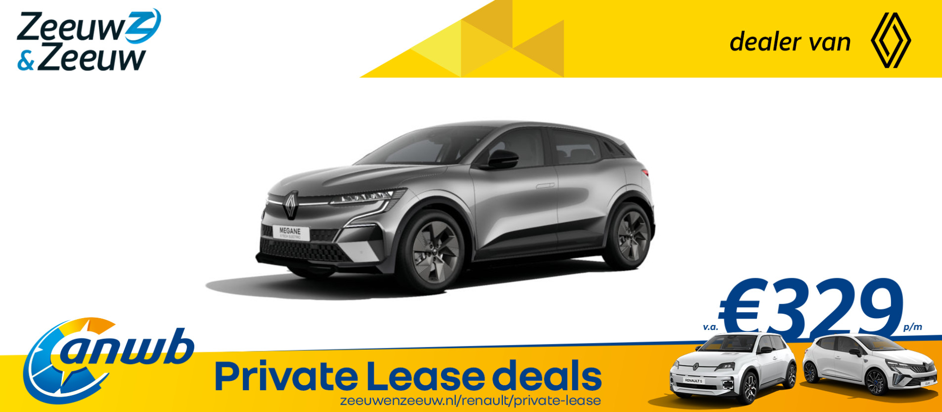 Renault Megane E-Tech Comfort Range Evolution 60 kWh | Uit Voorraad Leverbaar | Financiering tegen 1,9% Rente | Pack City | Pack Navigation | Pack Winter |