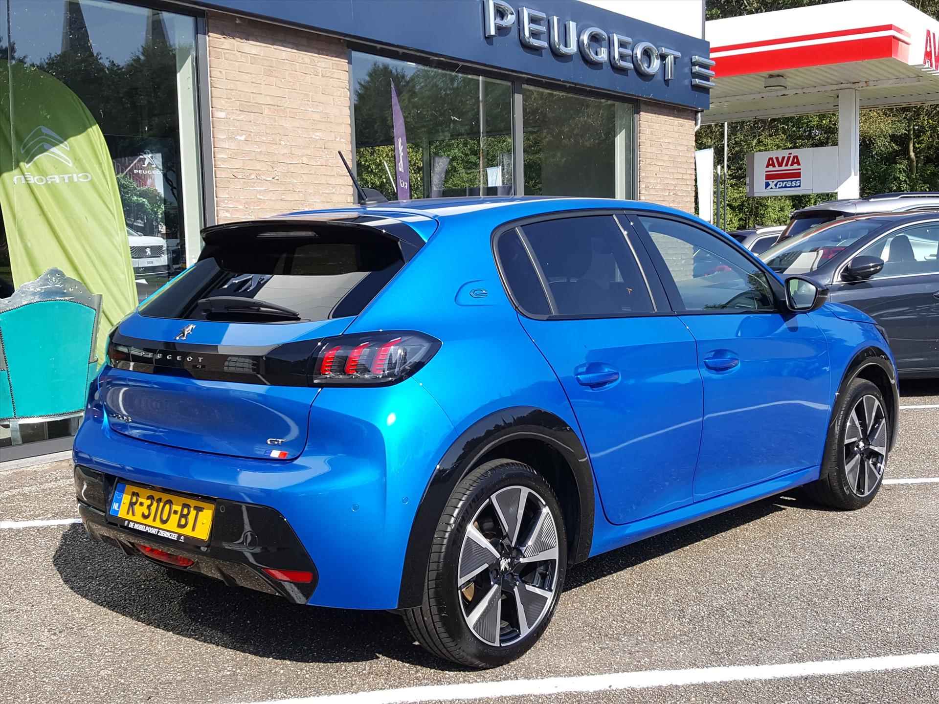 Peugeot e-208 GT EV 50kWh/136pk/16%bytelling/Btw |Navigatie|Cruise & ClimateC| Achteruitrijcamera | KEYLESS entry & start | Parkeersensoren | BT | LM-velgen 17inch - 4/50