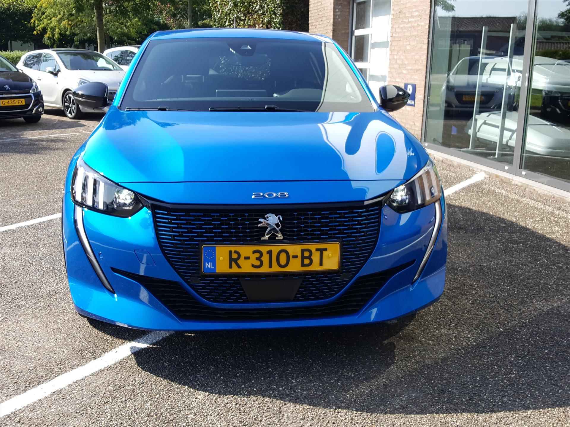 Peugeot e-208 GT EV 50kWh/136pk/16%bytelling/Btw |Navigatie|Cruise & ClimateC| Achteruitrijcamera | KEYLESS entry & start | Parkeersensoren | BT | LM-velgen 17inch - 10/50