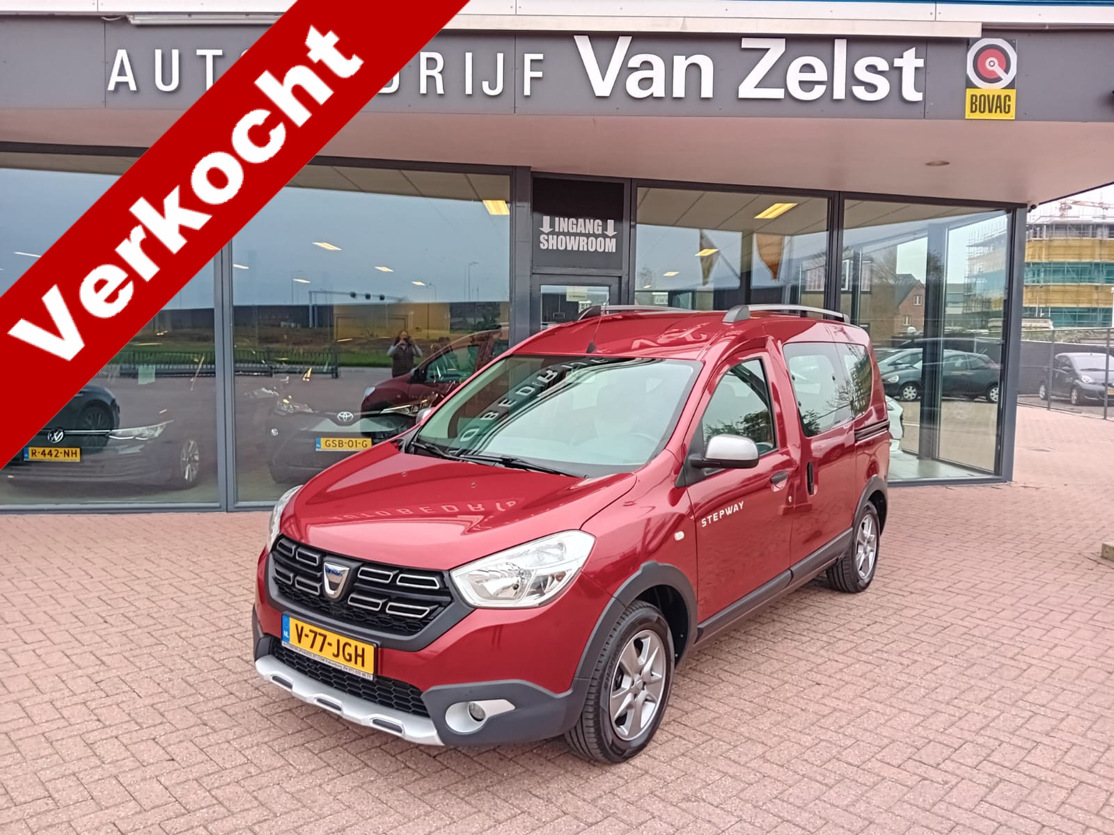 Dacia Dokker 1.2 TCe S&S Stepway, Airco, Multimediasysteem, Navigatie, Bluetooth, Cruise control, Stoelverwarming, Elektrische ramen en spieg Nette auto, Dealer onderhouden, BOVAG