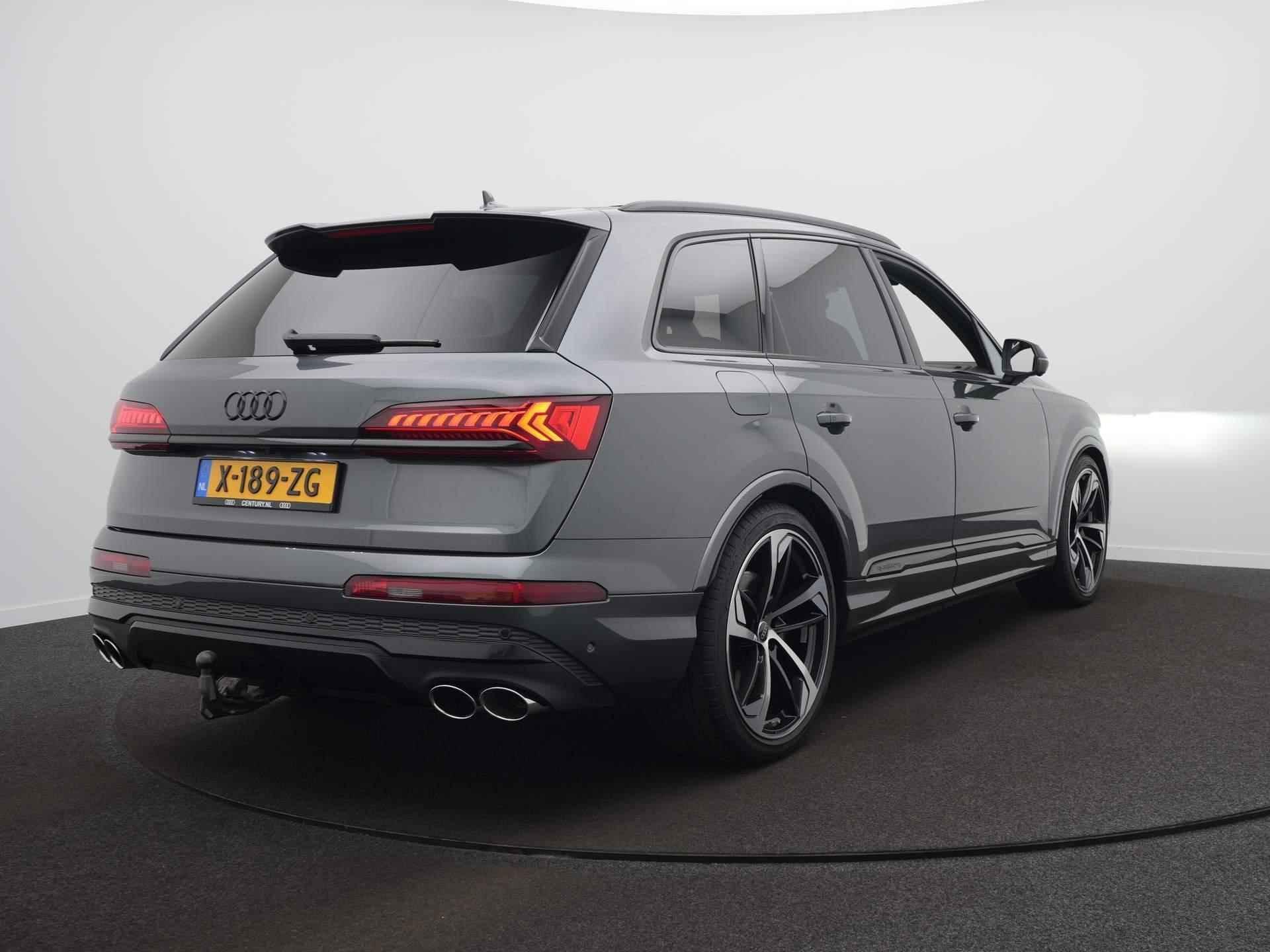 Audi Q7 4.0 TFSI SQ7 Quattro Navi | Adaptive Cruise | Leer | Panoramadak | B&O | Luchtvering | Laser-LED | Trekhaak | 22" - 5/74