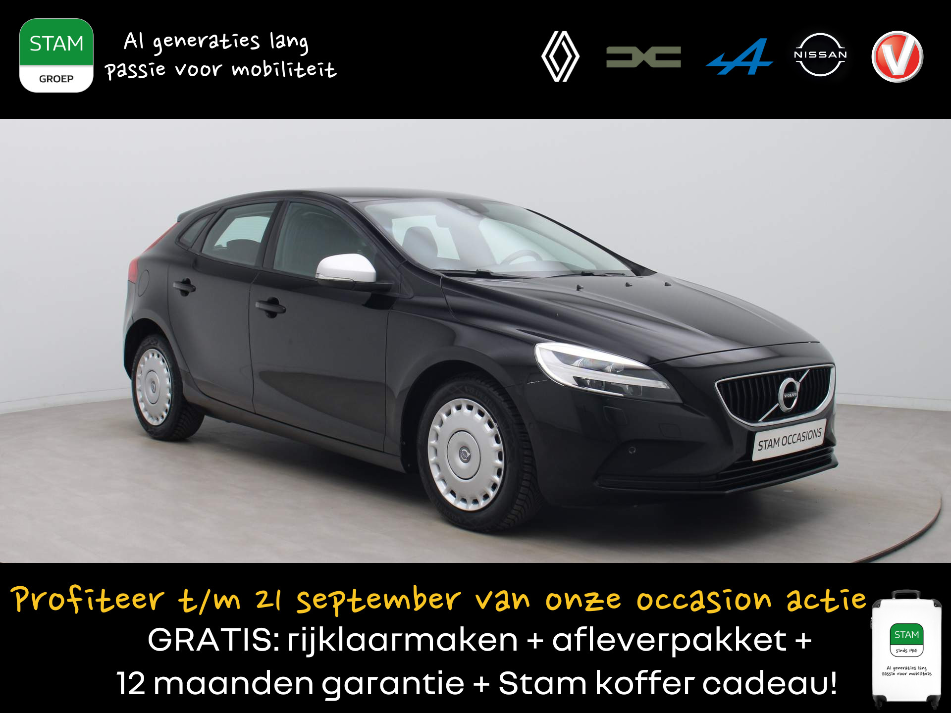 Volvo V40 120pk 2.0 D2 Nordic+ Climate control | Navig | Trekhaak