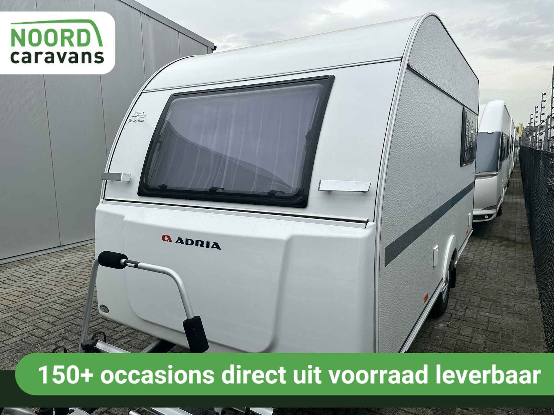 ADRIA AVIVA 400 PS DWARSBED + VOORTENT + TREINZIT + DOUCHE - 2/20