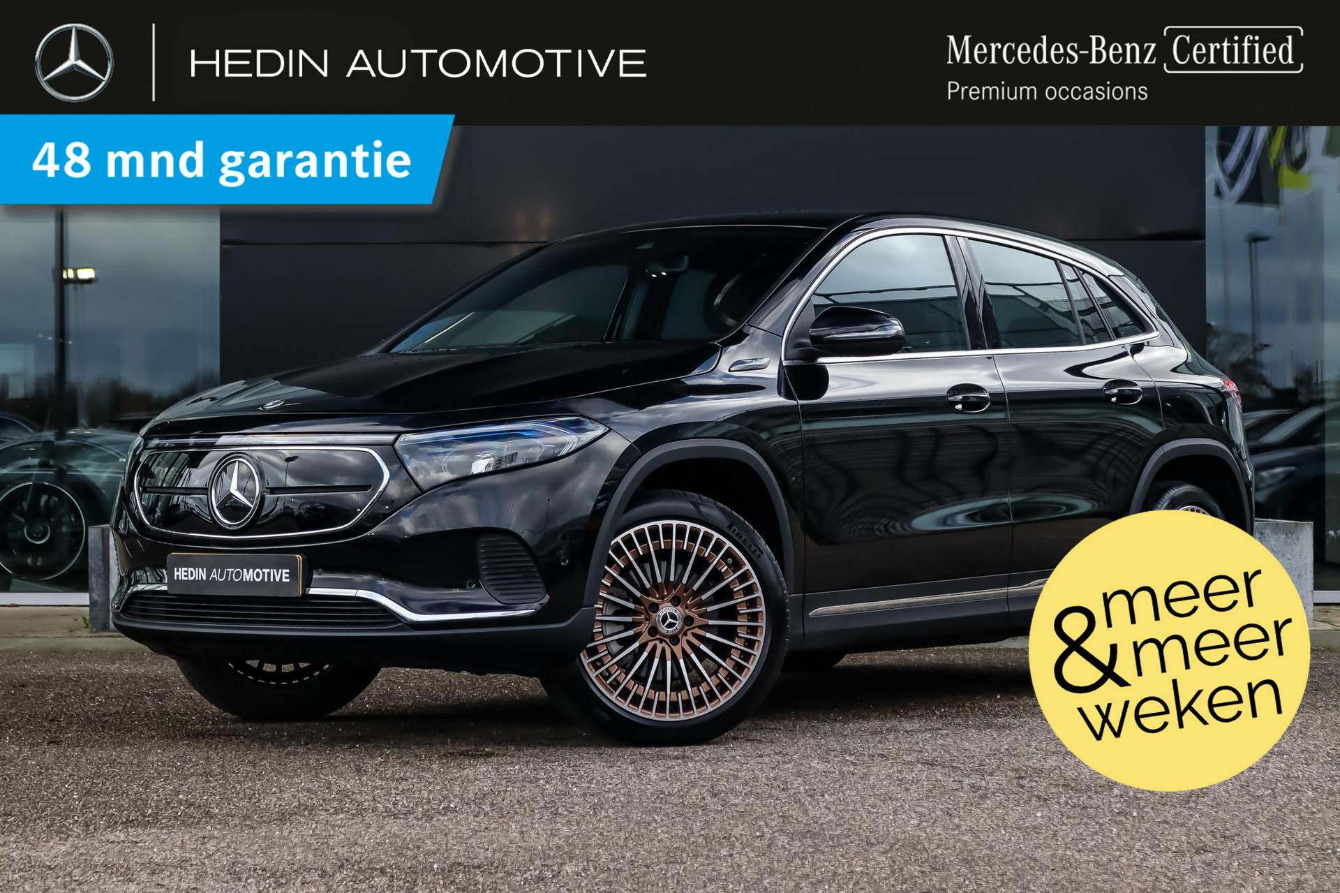 Mercedes-Benz EQA EQA 250+ Luxury Line | Advanced Pakket | LED | Sfeerverlichting | Parktronic | Camera | Stoelverwarming | Spiegelpakket