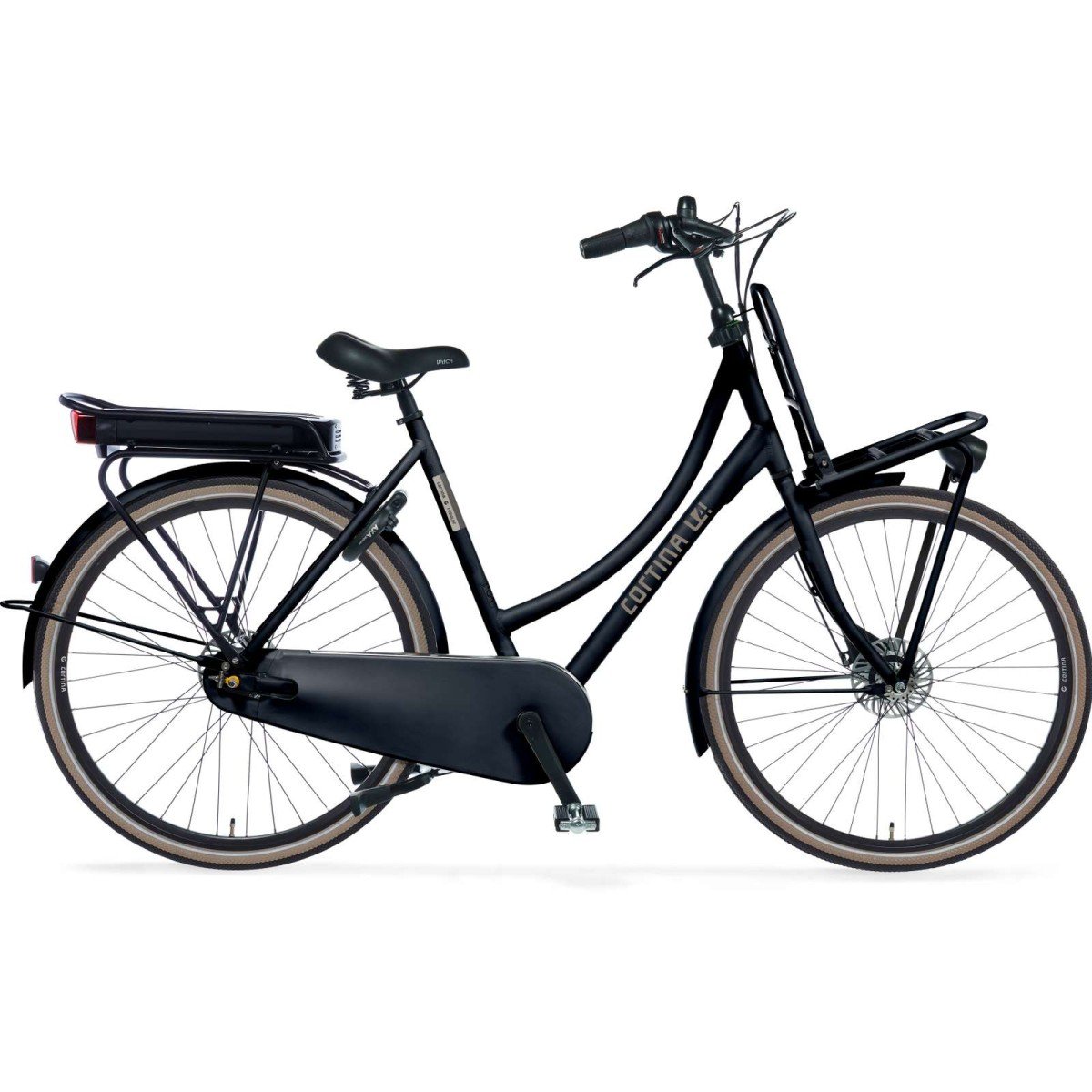 CORTINA E-U4 Transport Dames Jet Black Matt 50cm 2025