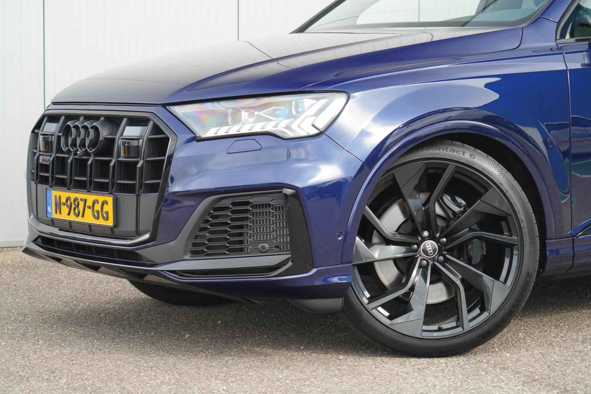 Audi SQ7 4.0 TFSI quattro 7p / 4 Wiel Sturing / Luchtvering / Elek. Trekhaak / Incl. BTW / Panodak - 35/46