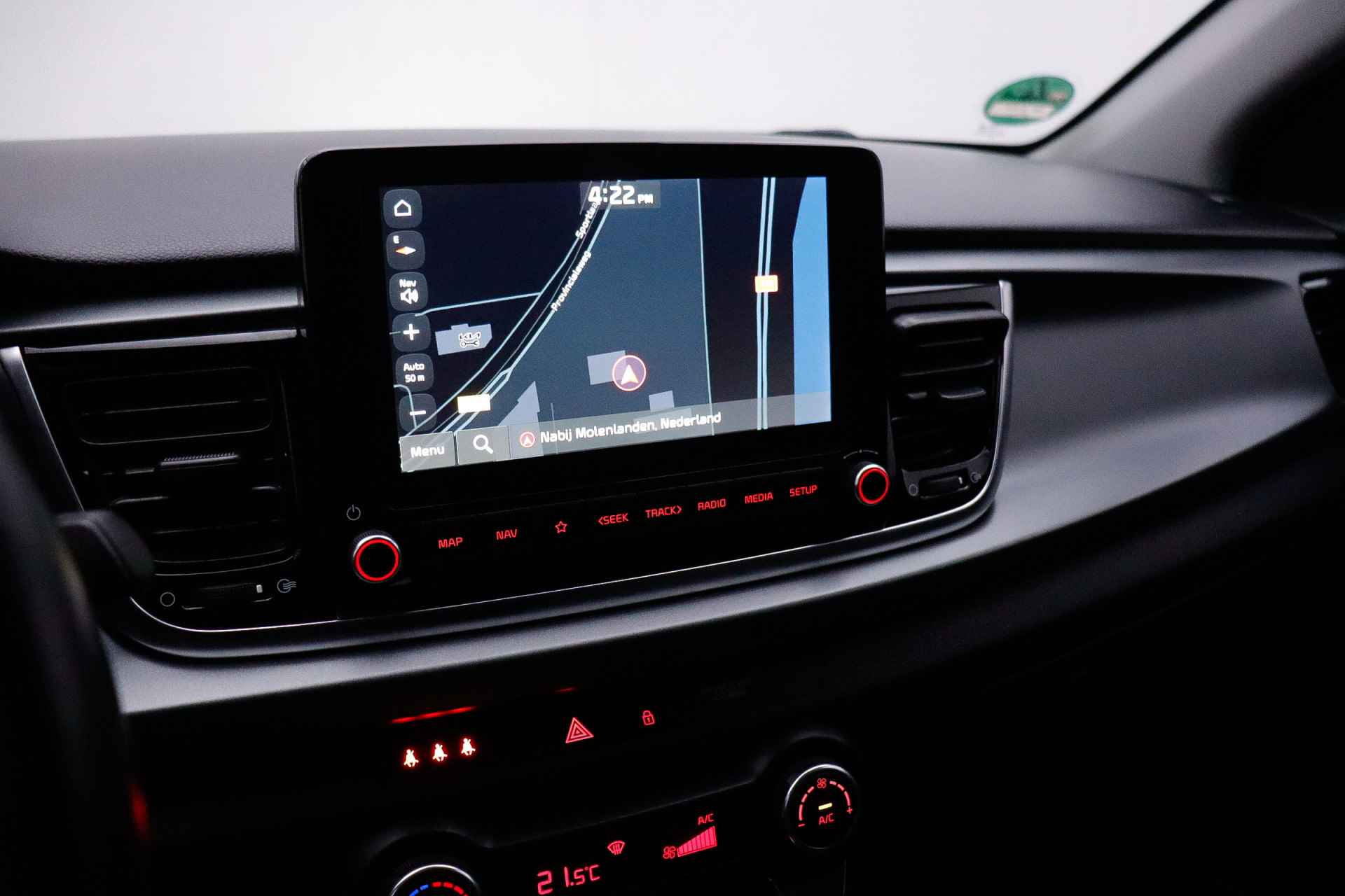 Kia Rio 1.0T-GDi VISION-LINE FULL LED/CAMERA/CARPLAY/STUUR+STOELVERW./NAVI/LANE ASSIST/PDC/LMV 17'' - 21/24