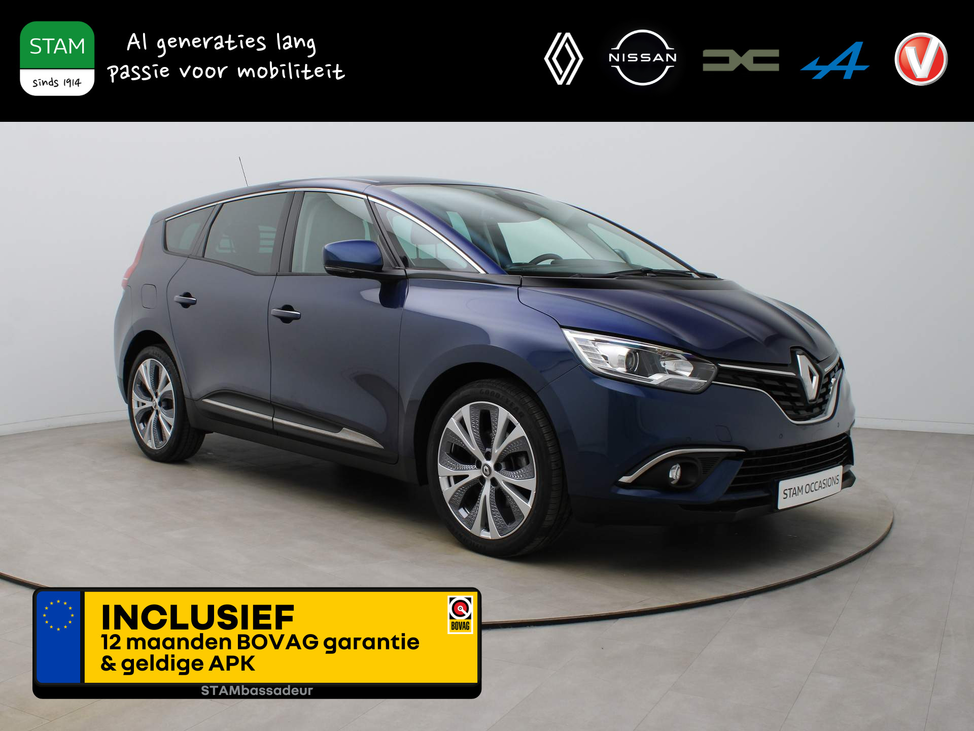 Renault Grand Scénic TCe 115pk Intens Climate | Cruisecontrol | Navi | Parksens. v+a