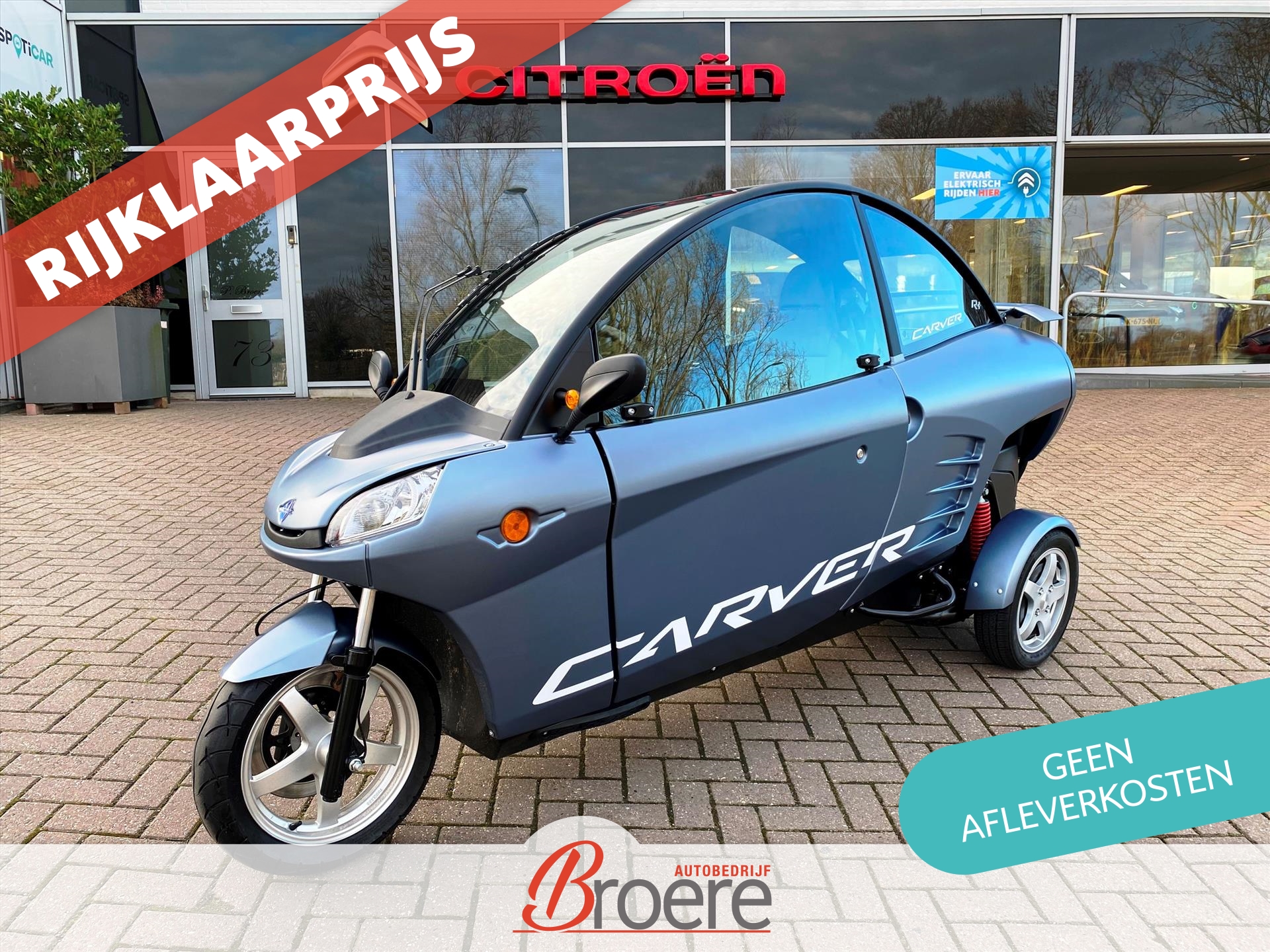 CARVER Carver Range+ 45 km/u 7,1 kWh *nieuw* | SALE: gratis accessoirepakket, direct leverbaar!