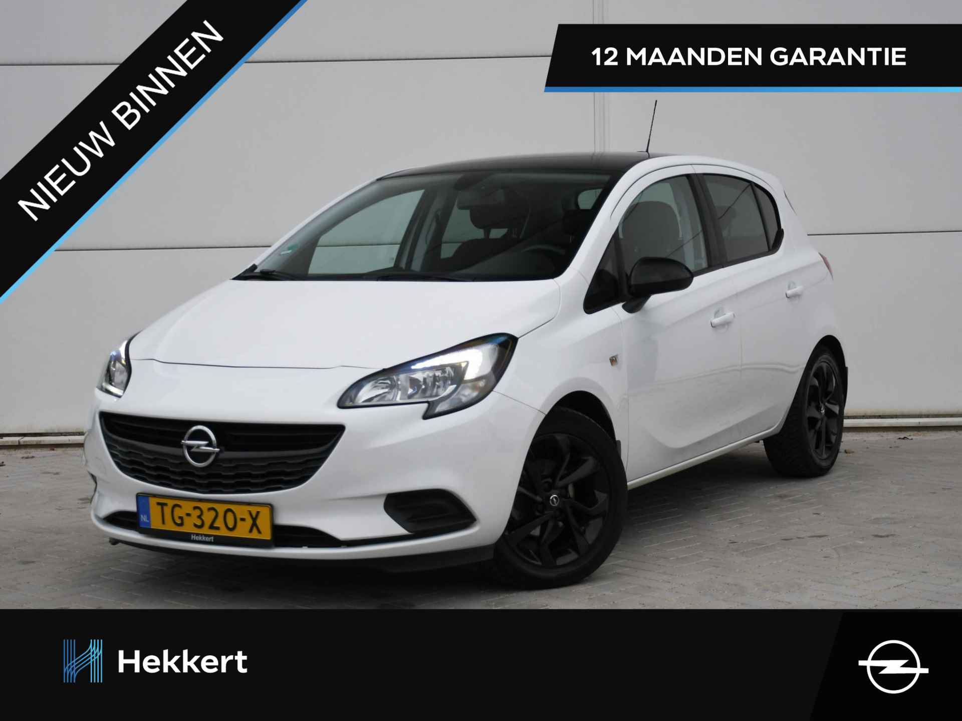 Opel Corsa Black Edition 1.4 90pk NAVI | DAB | TREKHAAK | APPLE CARPLAY | USB | 16''LM | CRUISE | 12MND GARANTIE