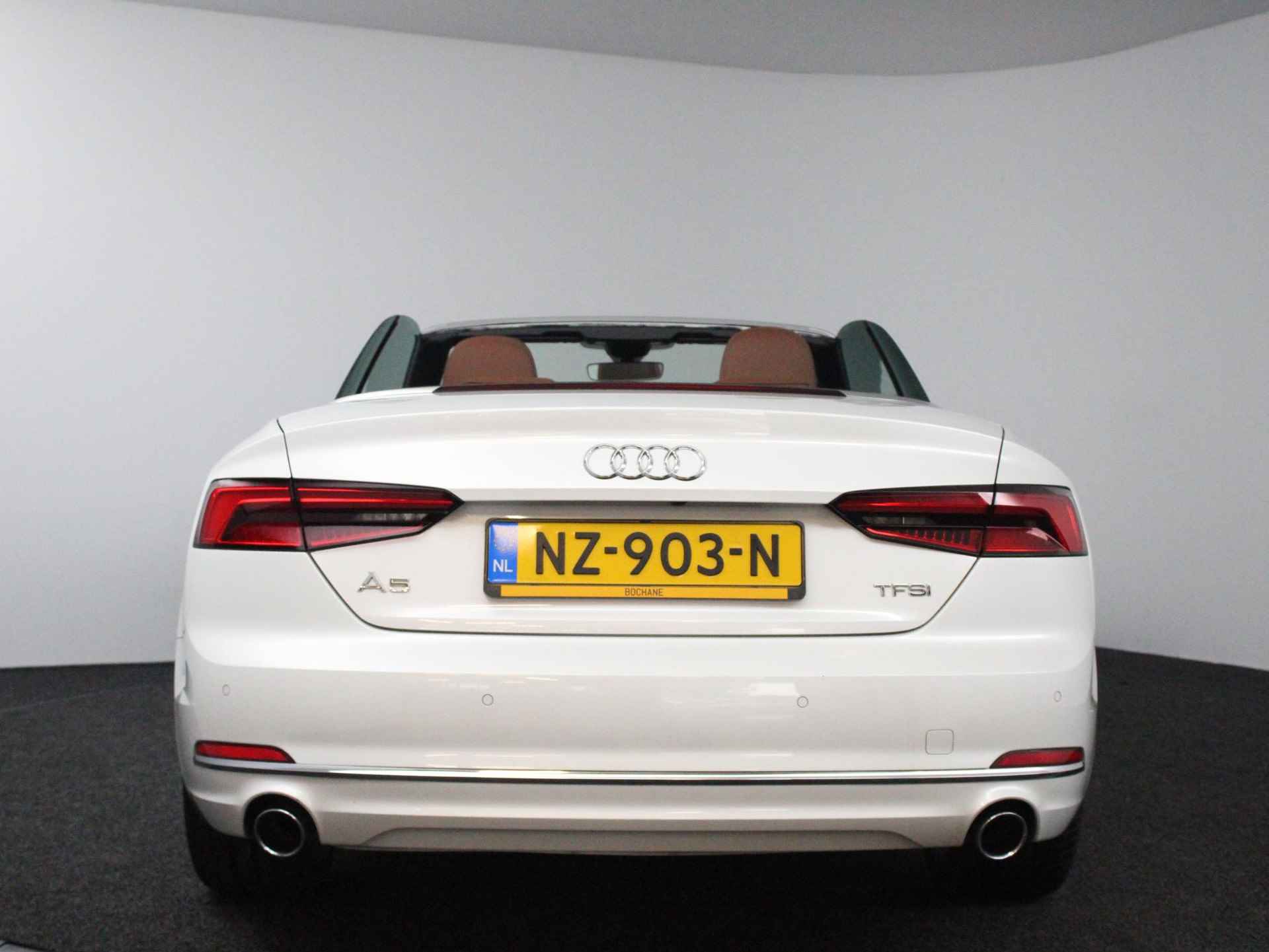 Audi A5 Cabriolet 2.0 TFSI S-Tronic Design Pro Line | Nappa leder | Navigatie | Sportstoelen | 19 inch | 1e Eigenaar | Origineel Nederlands | - 16/47