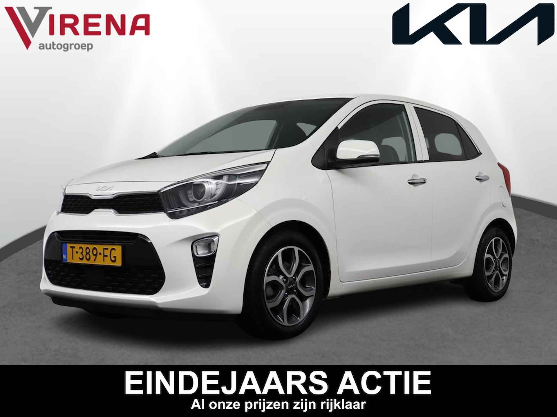 Kia Picanto 1.0 DPi DynamicPlusLine - Navigatie - Climate Control - Apple Carplay-/Android Auto - Achteruitrijcamera - Cruise Control - Fabrieksgarantie tot 06-2030 - 1/56