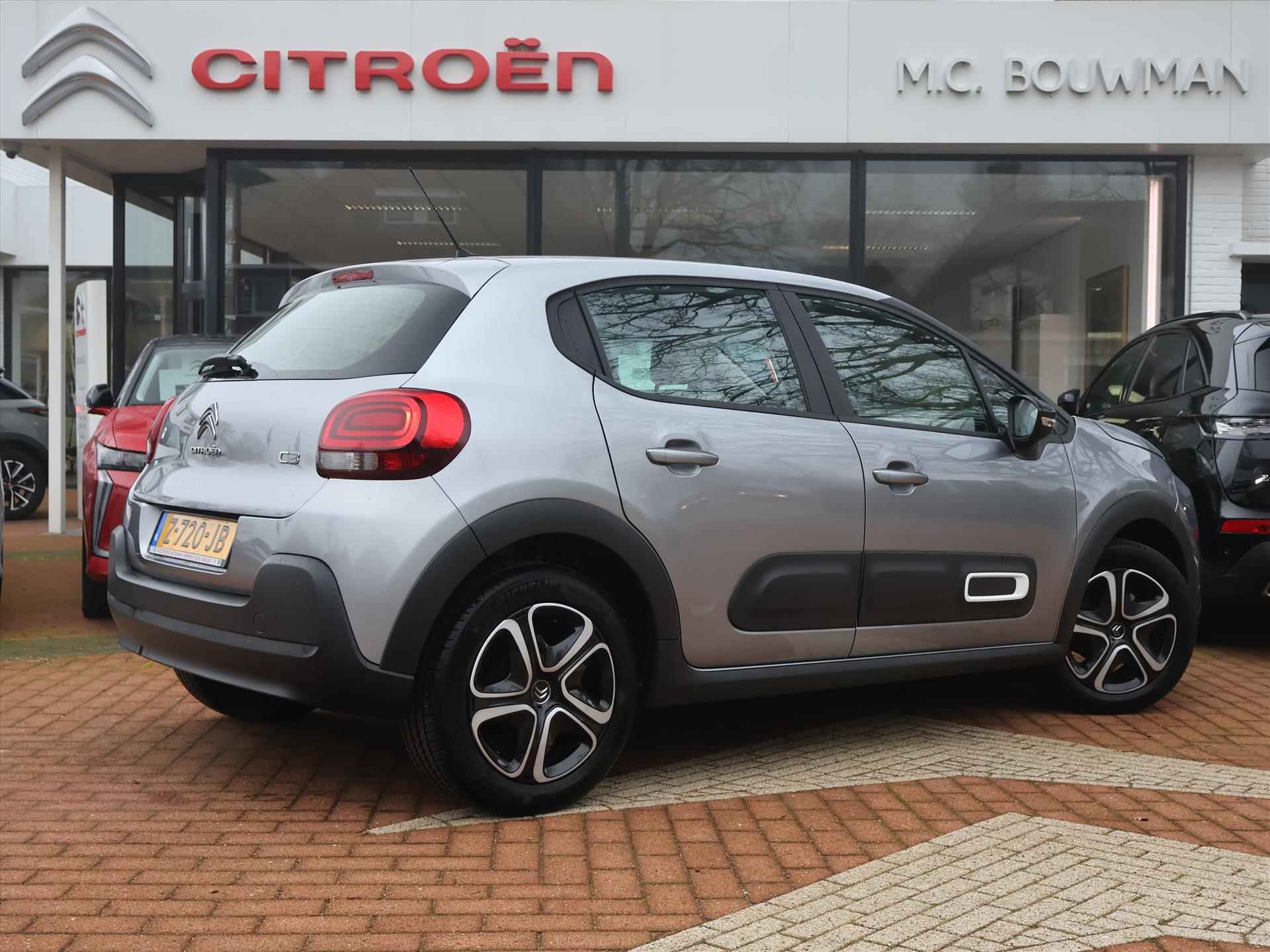 CITROEN C3 PureTech 83PK S&S Plus, Rijklaarprijs | Navigatie | Stoelverwarming | DAB+ Tuner | Parkeersensoren - 4/62