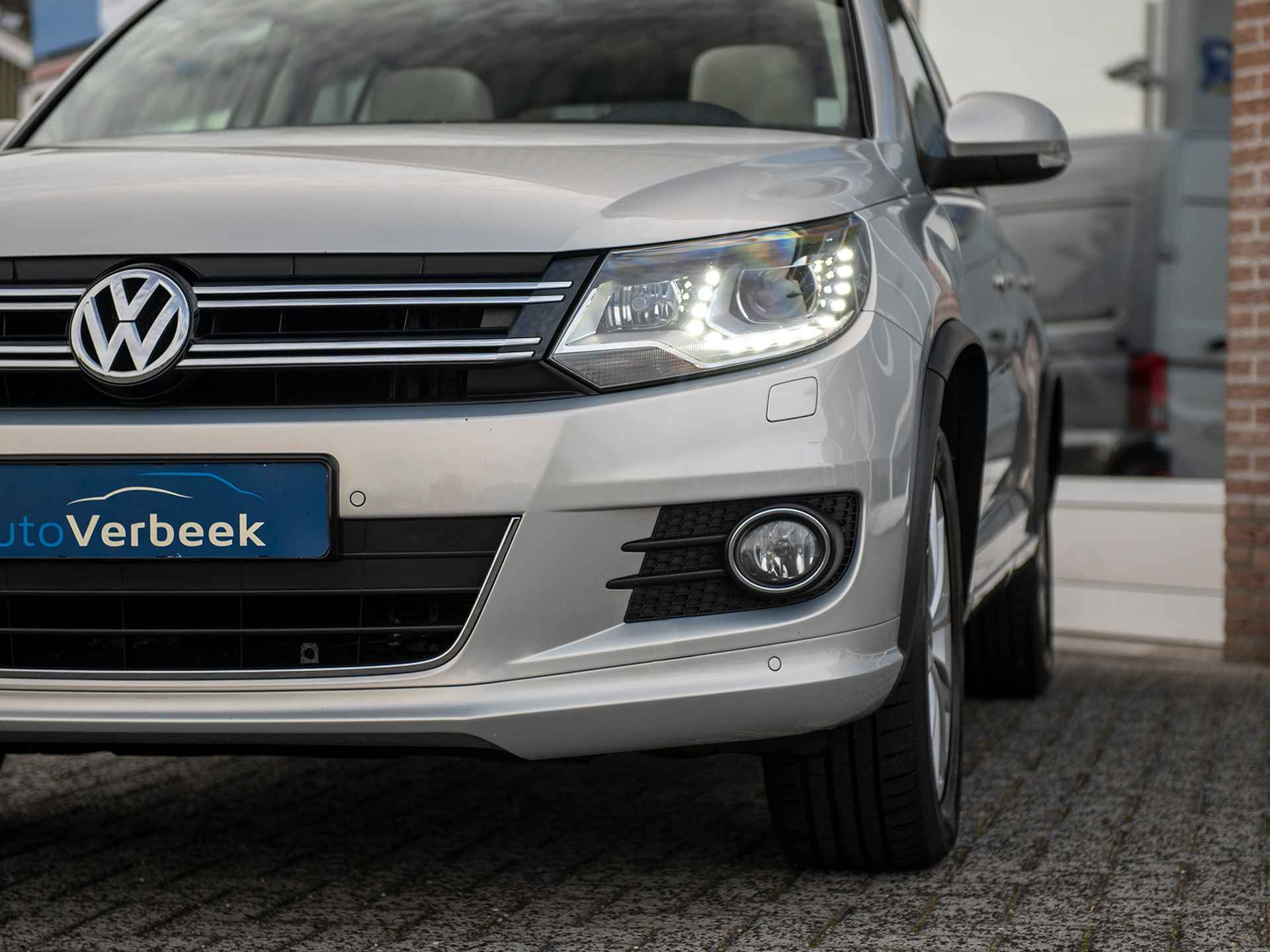 Volkswagen Tiguan 2.0TSi 180pk DSG R-Line Sport&Style 4Motion | Pano | Leer | Elektr.best.stoel Memory | Adaptief onderstel | Xenon | Keyless entry/start | Parkeersensor voor en achter - 27/42