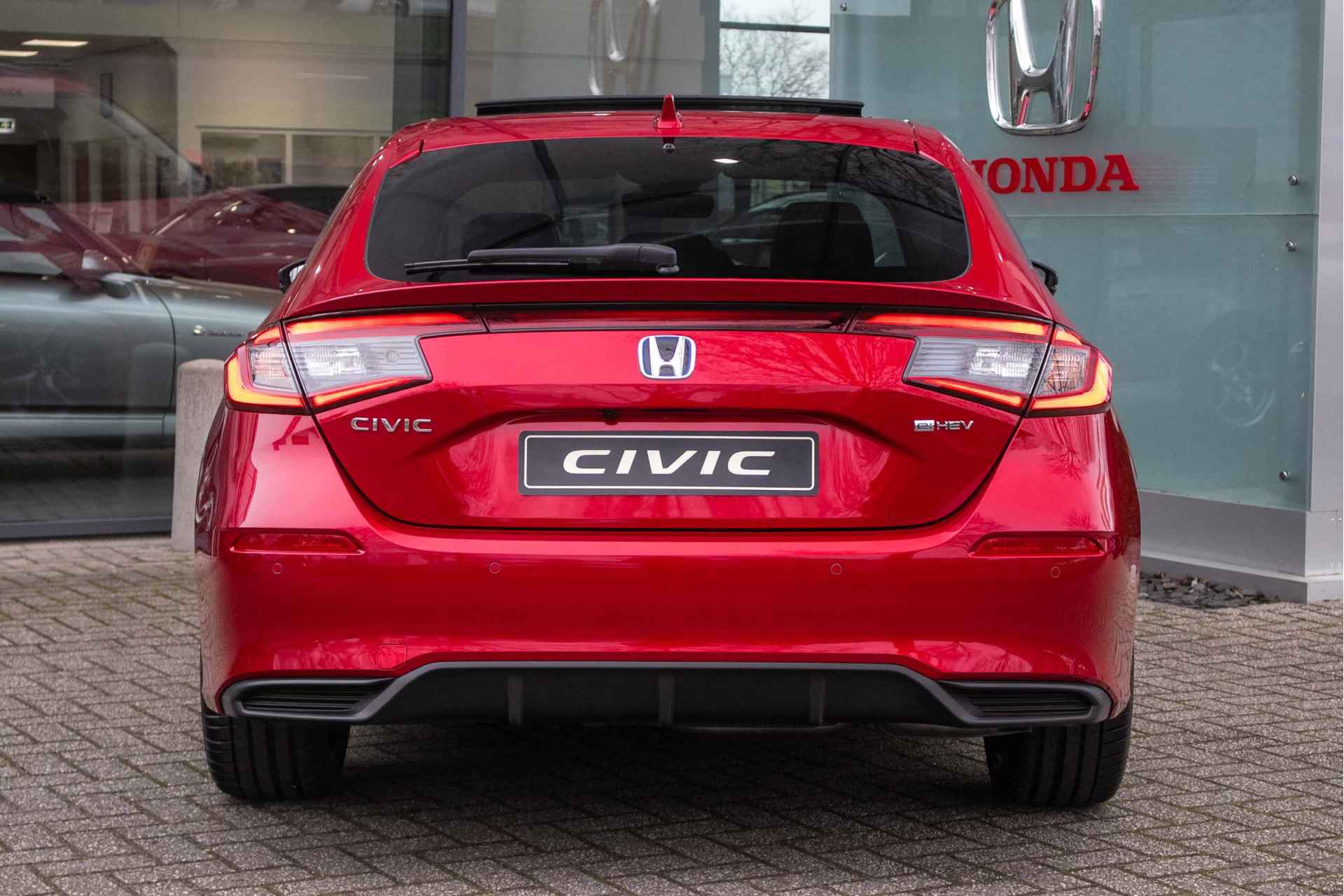 Honda Civic 2.0 e:HEV Advance - Cons. prijs rijklaar | Schuifdak | Navi | Leder - 11/42