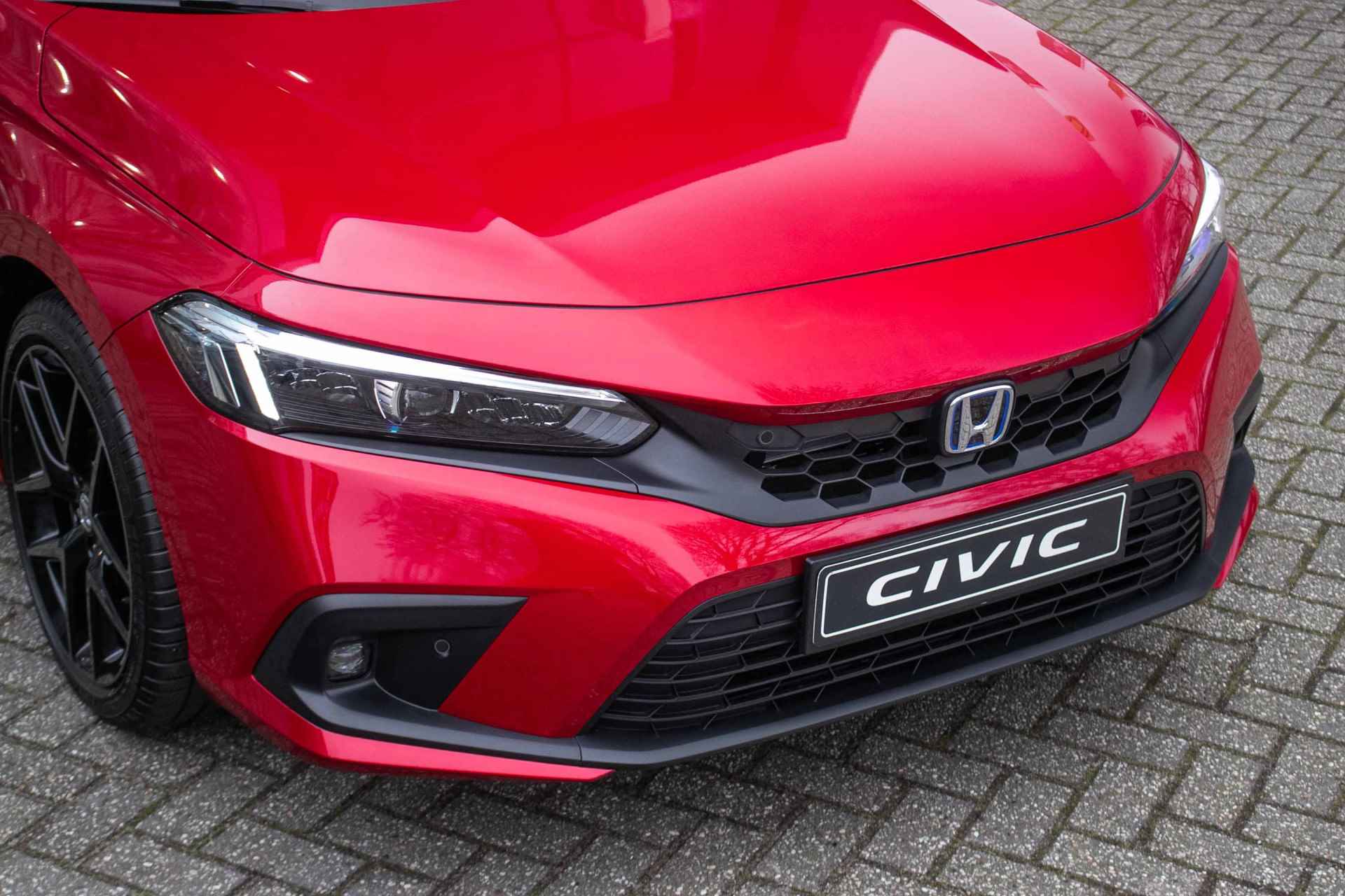 Honda Civic 2.0 e:HEV Advance - Cons. prijs rijklaar | Schuifdak | Navi | Leder - 27/42