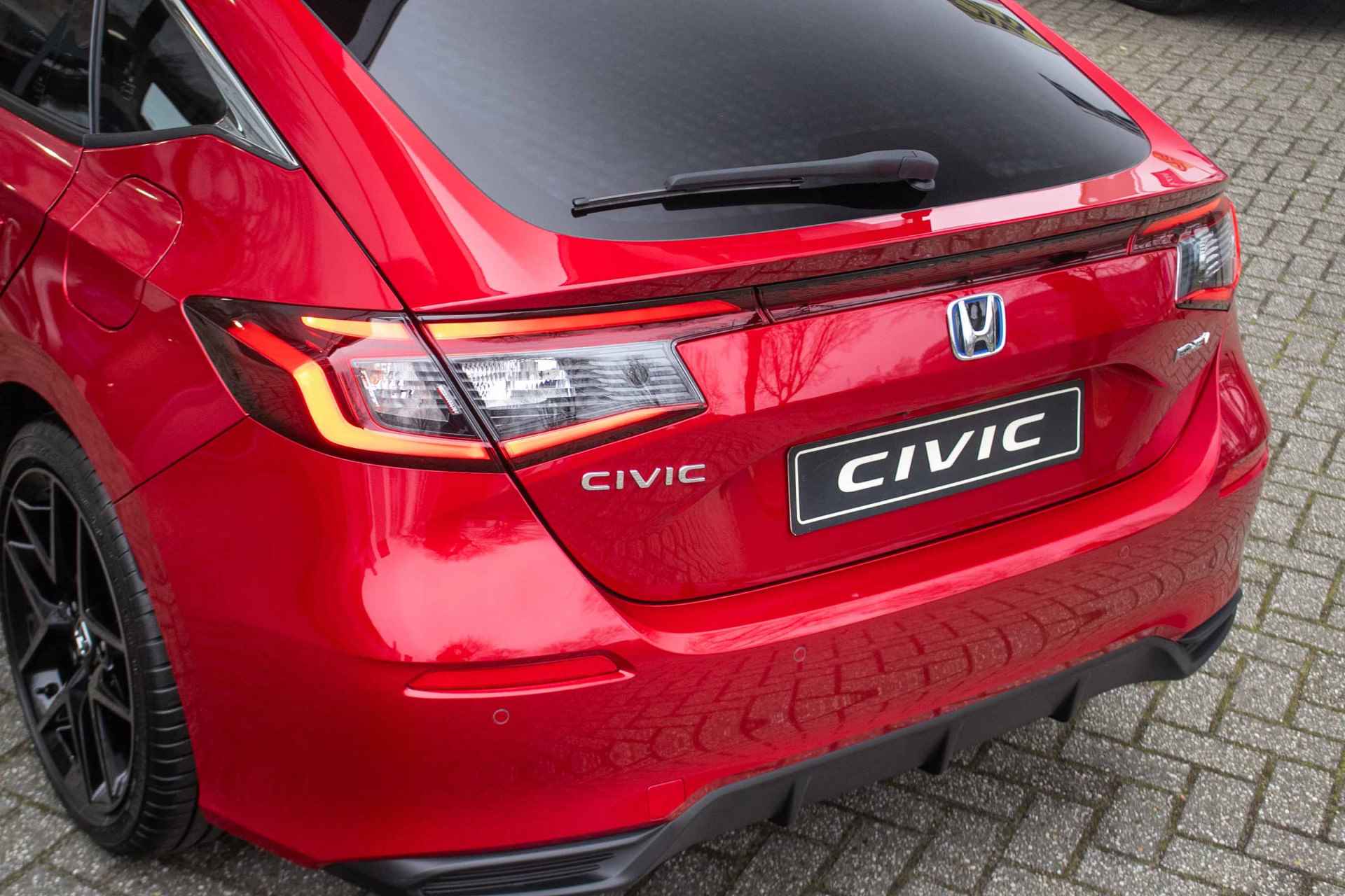 Honda Civic 2.0 e:HEV Advance - Cons. prijs rijklaar | Schuifdak | Navi | Leder - 28/42