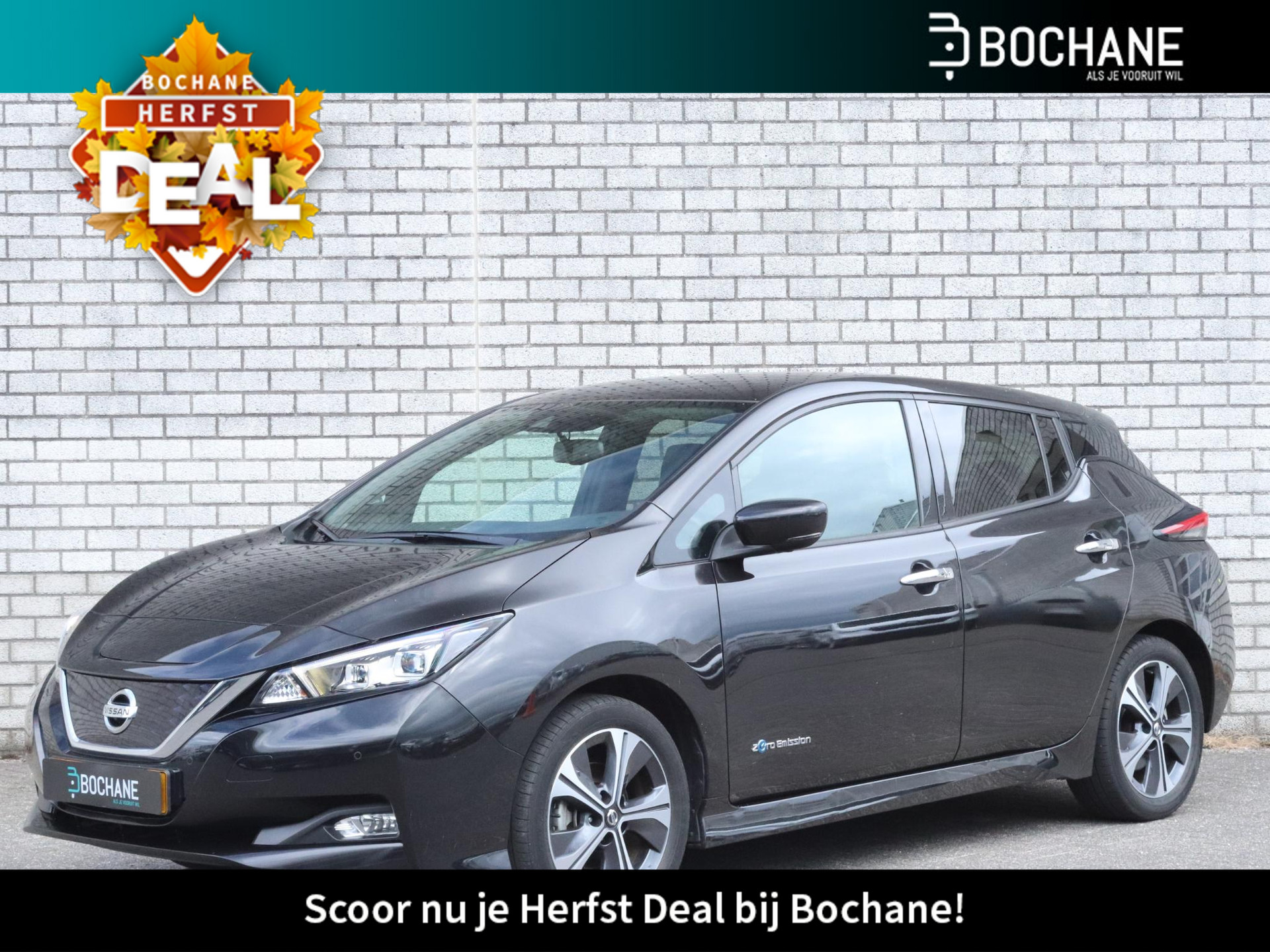 Nissan LEAF 40 kWh Tekna | Navigatie | Rondomzichtcamera | Stoelverwarming | LM-Velgen | Leder | Stuurwielverwarming |