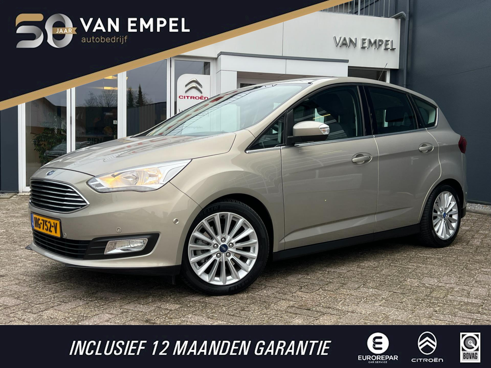 Ford C-Max 1.5 Titanium Automaat | PDC voor en achter | Trekhaak | 4-seizoenenbanden |